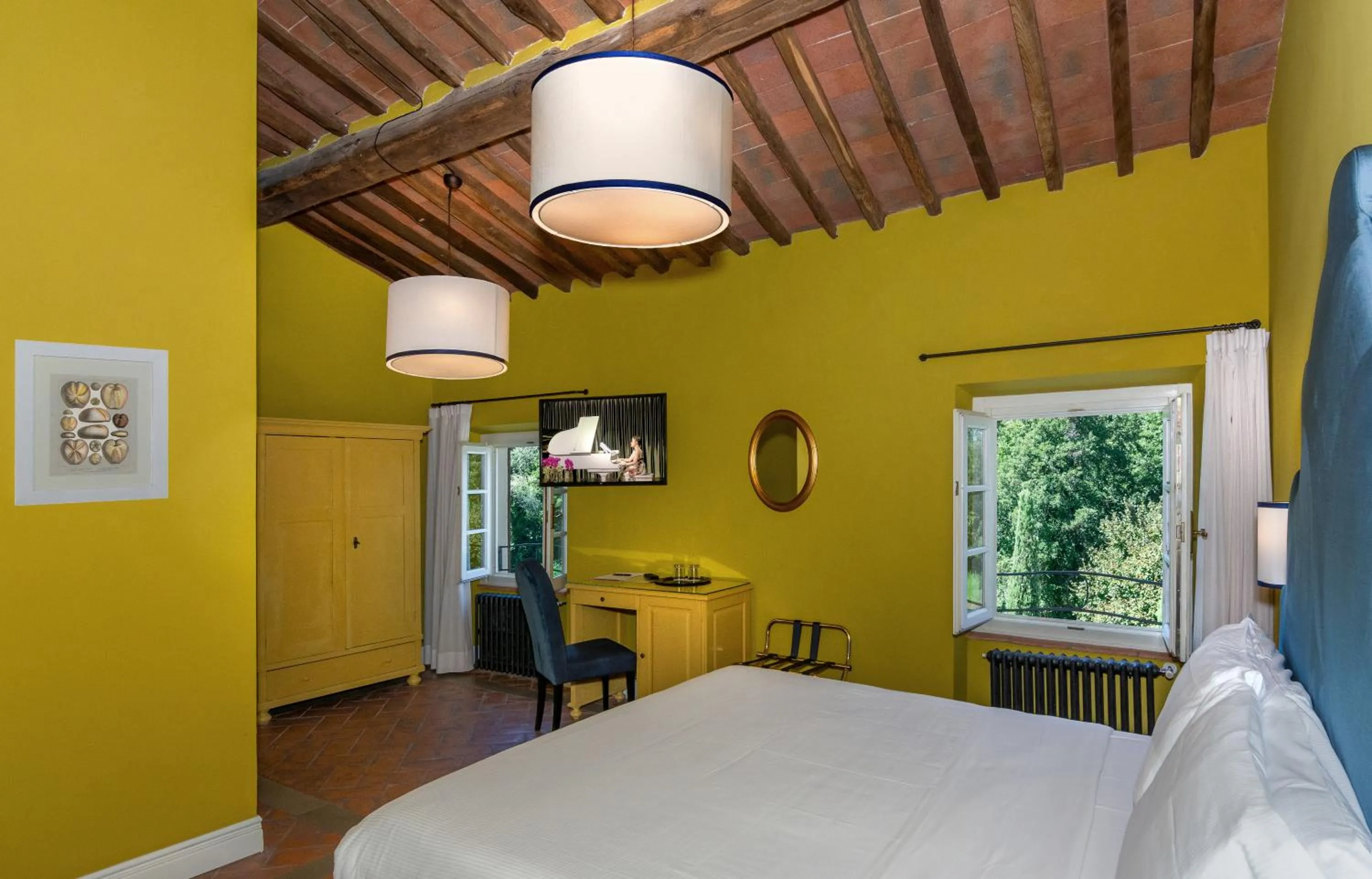 Bed in Hotel Albergo Villa Marta