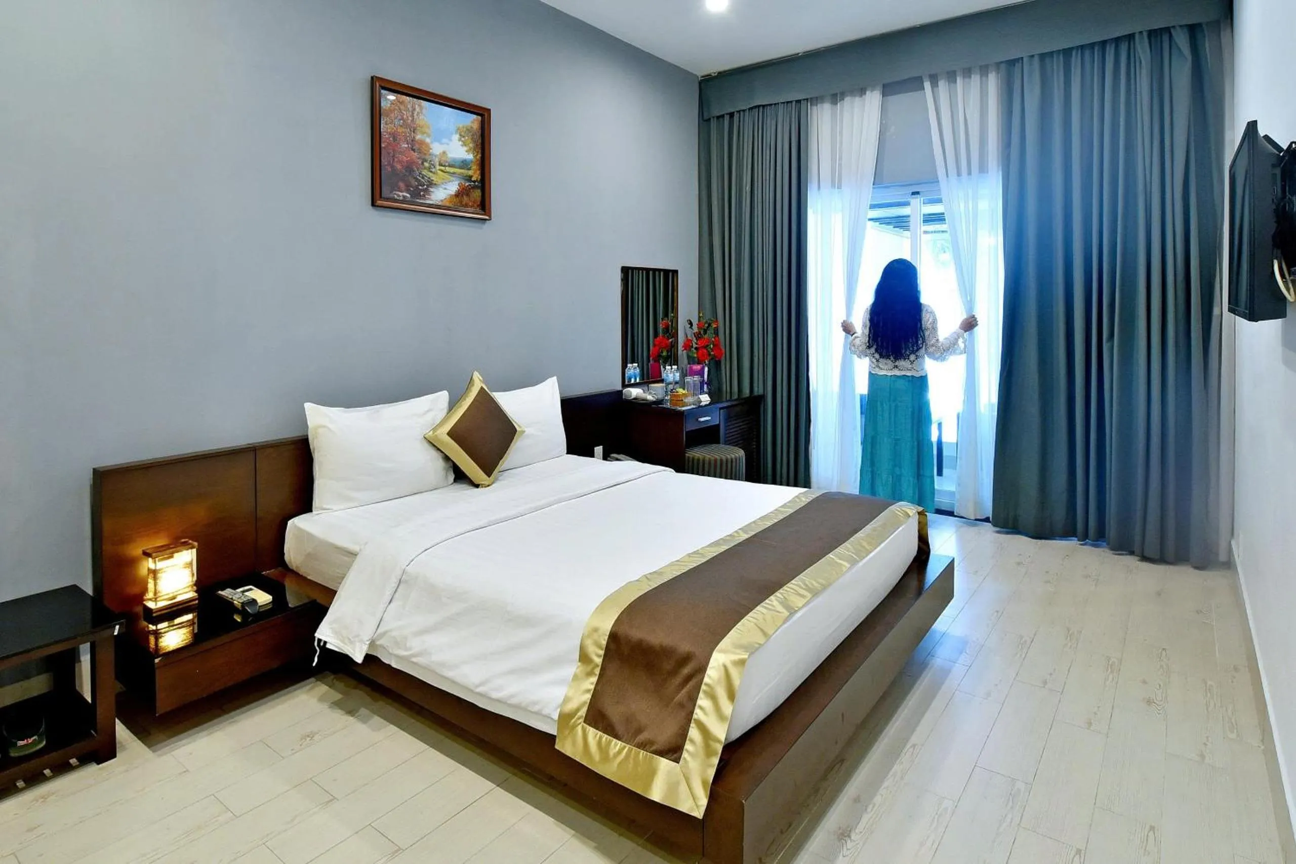 Bedroom, Bed in Ngoc Linh Luxury Hotel