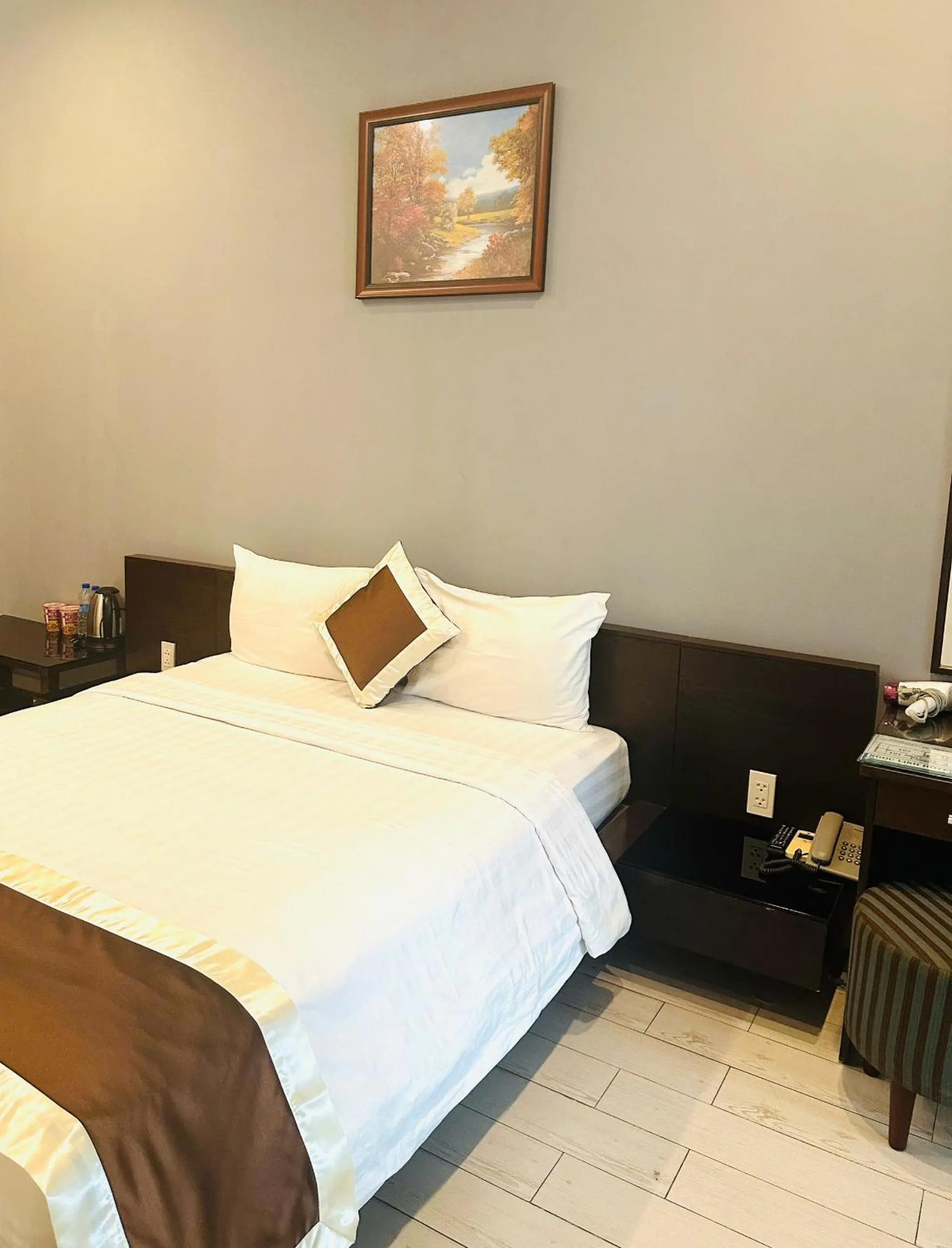Bed in Ngoc Linh Luxury Hotel