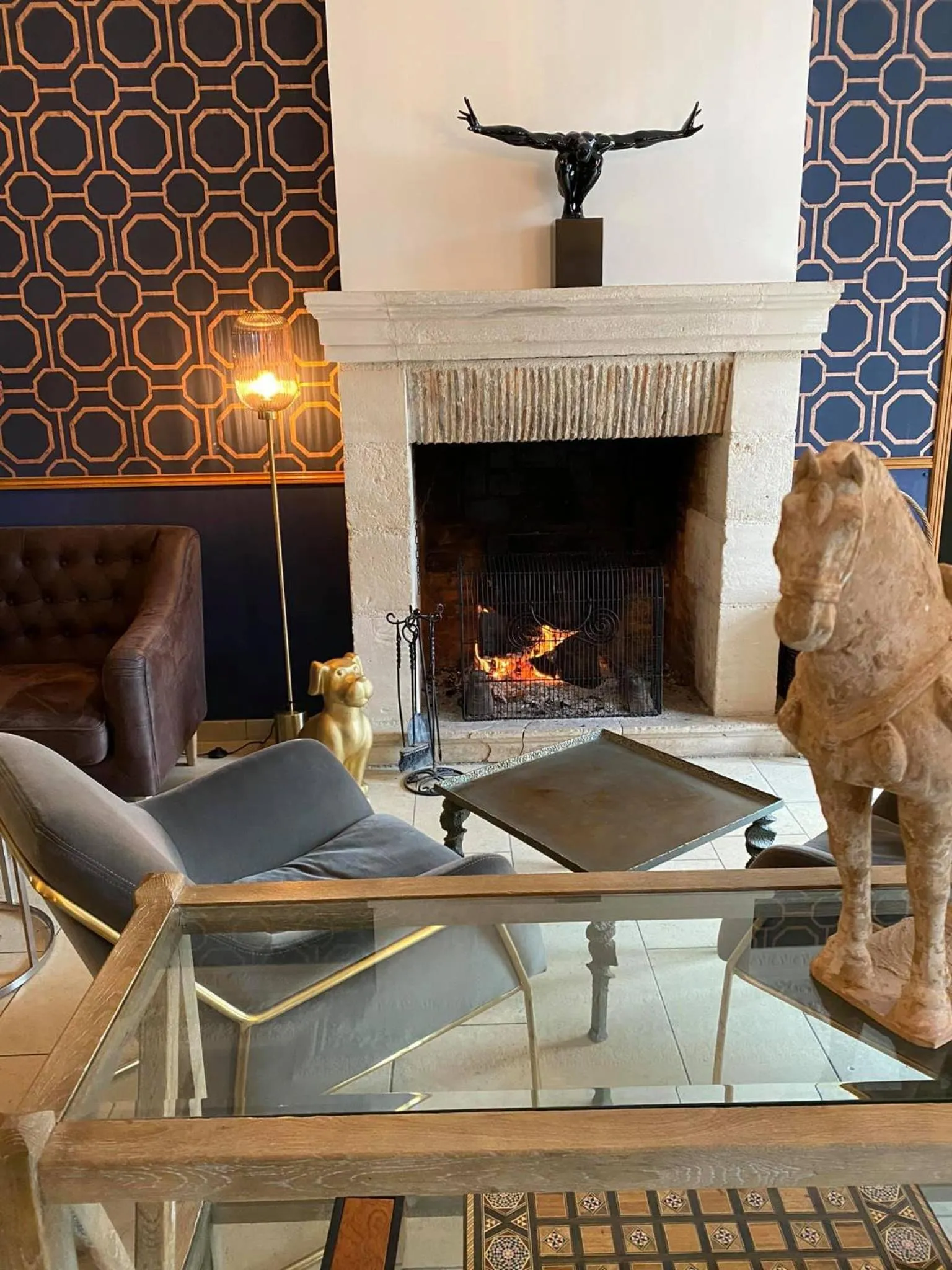 Living room in Domaine De Barive