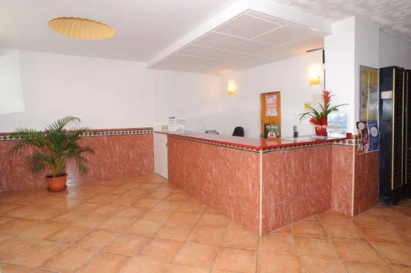 Lobby or reception in Hostal Montaña
