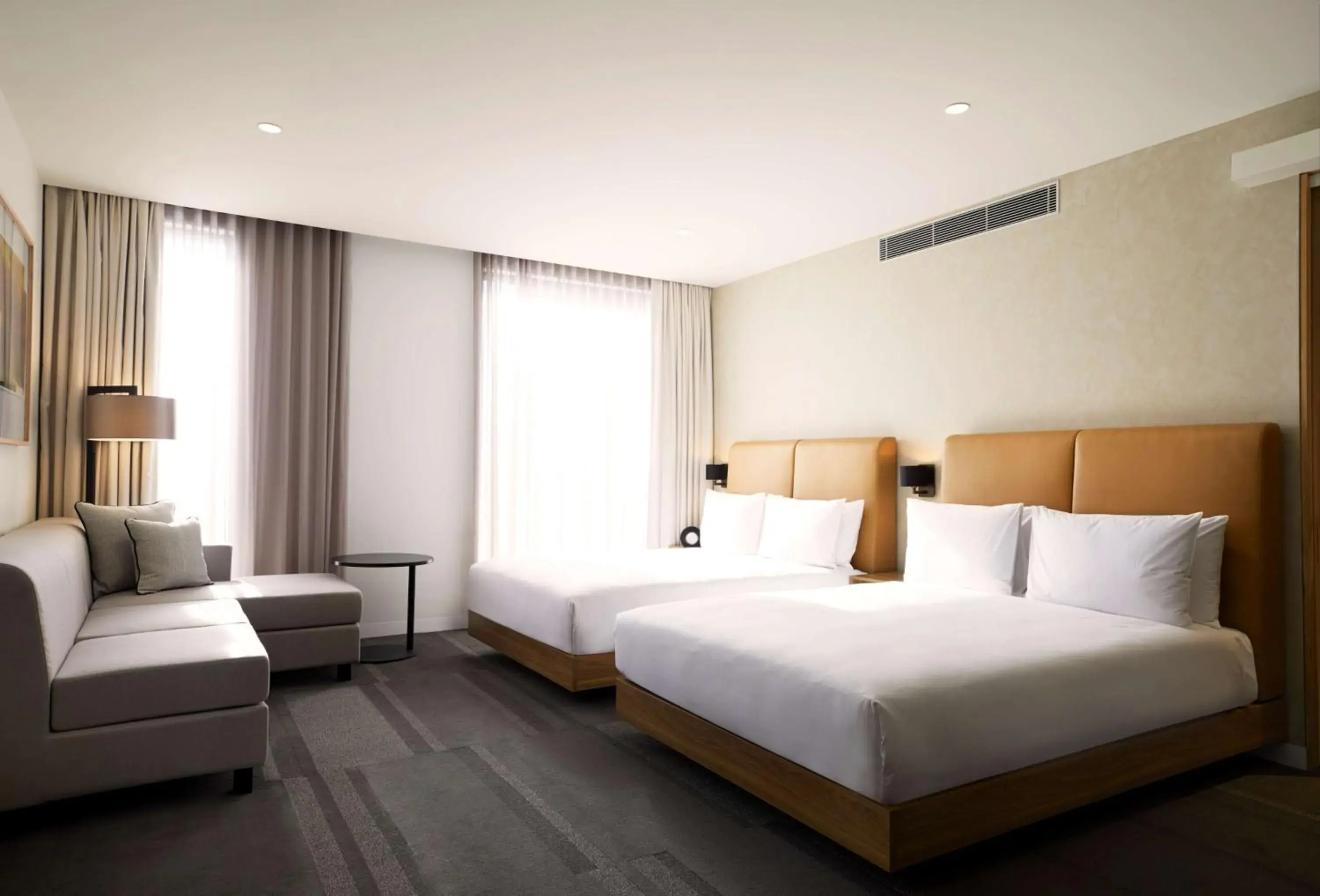 Queen Room with Two Queen Beds and Sofa in Hyatt Place Melbourne Essendon Fields Queen Room with Two Queen Beds and Sofa in Hyatt Place Melbourne Essendon Fields