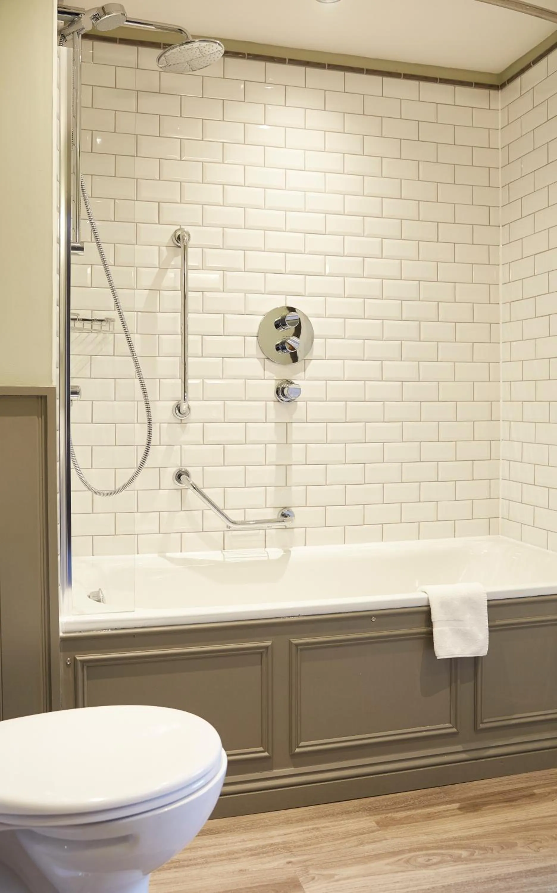 Shower in Swan Hotel by Greene King Inns