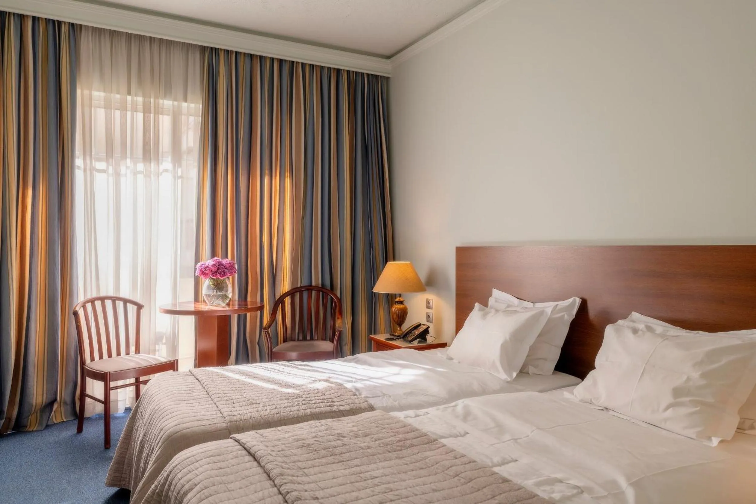 Bed in Hotel Kierion