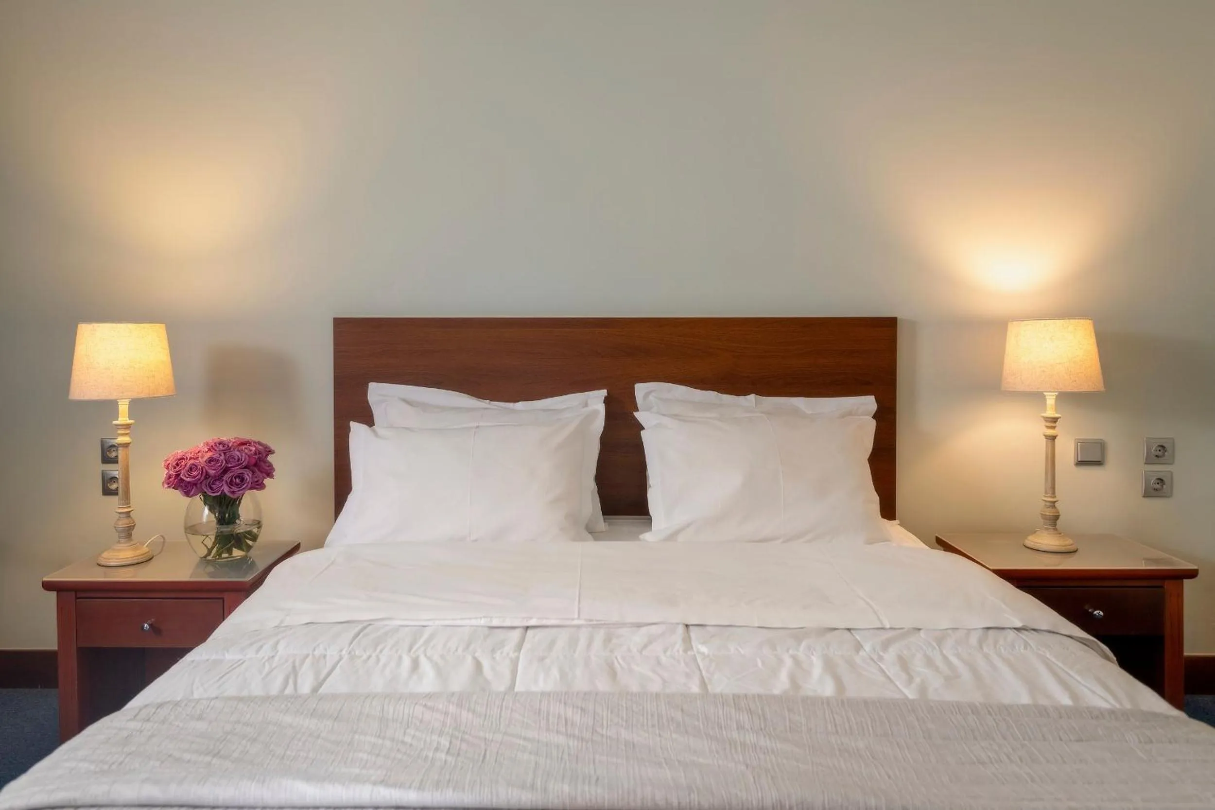 Bed in Hotel Kierion