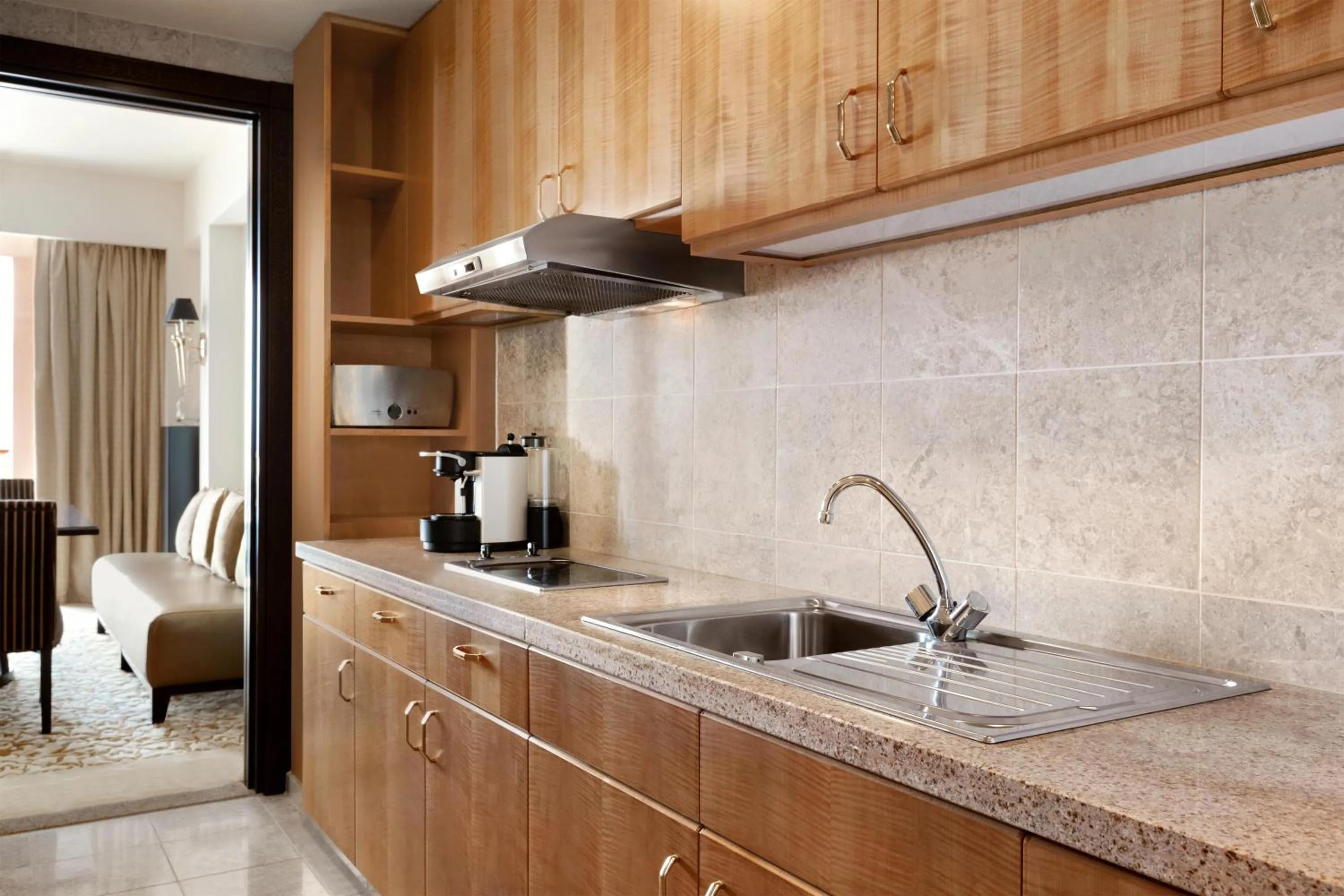 Kitchen or kitchenette in Al Husn Hotel Muscat