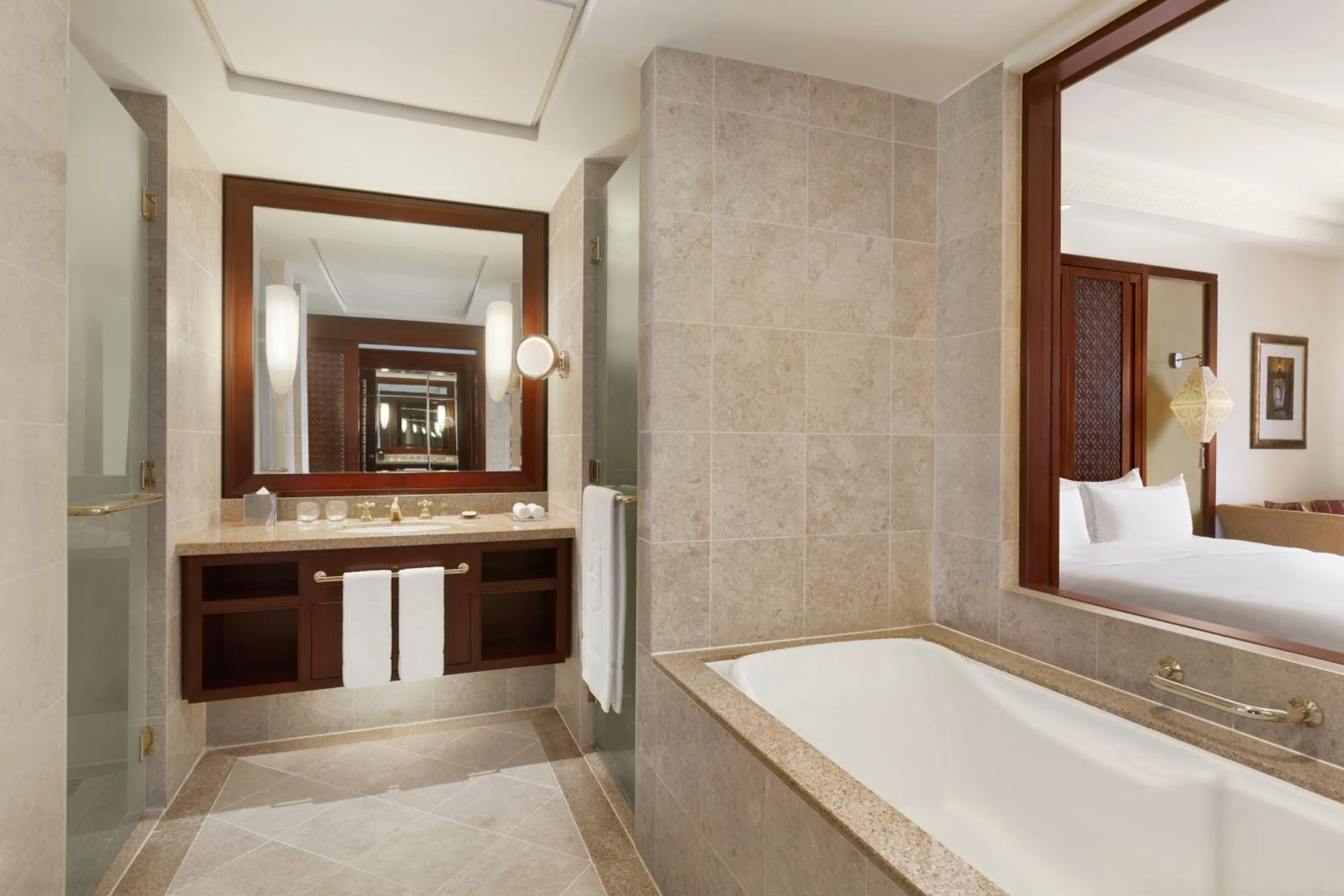 Toilet, Bed in Shangri-La Al Husn, Muscat - Adults Only Resort