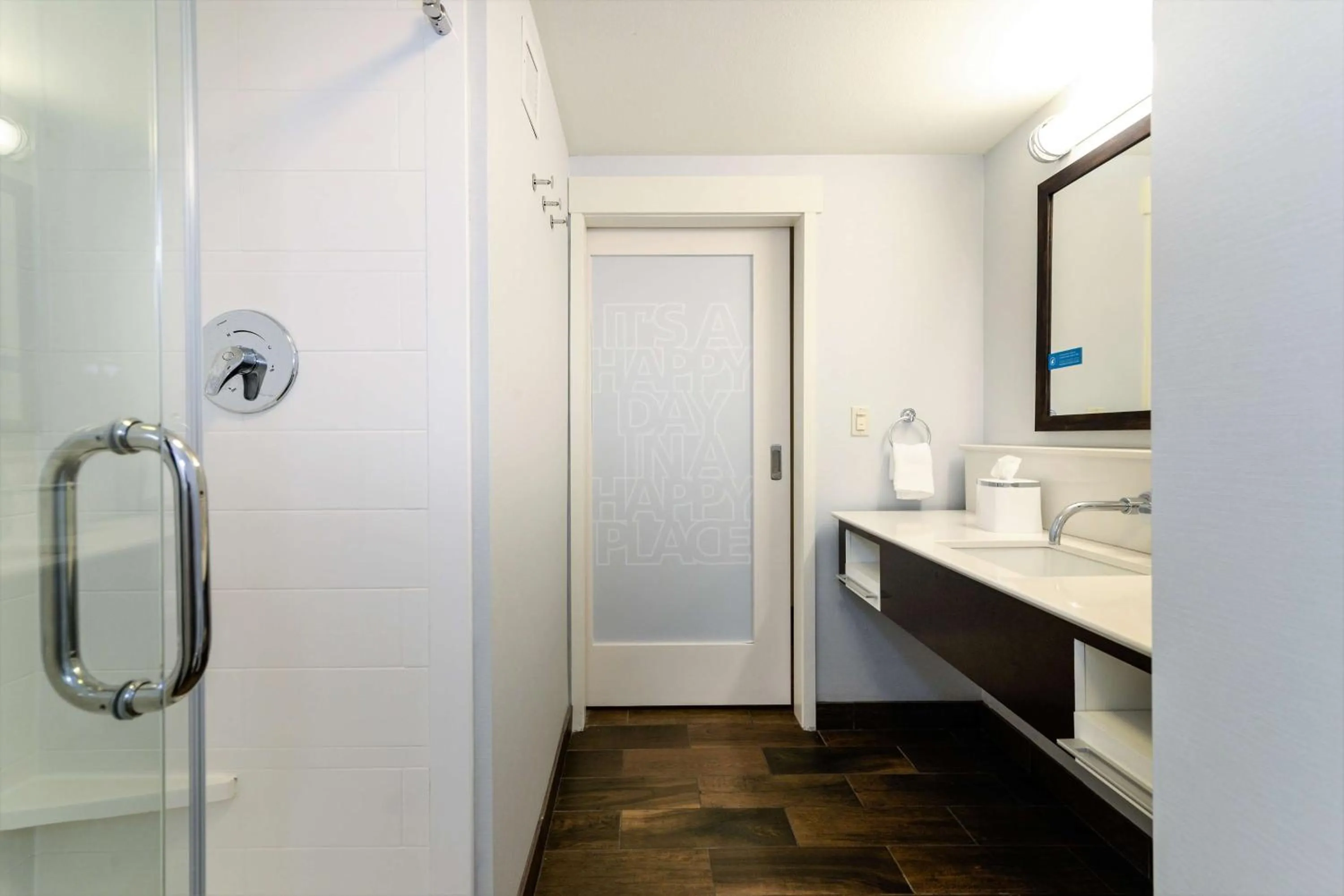 Bathroom in Hampton Inn Brighton Mi