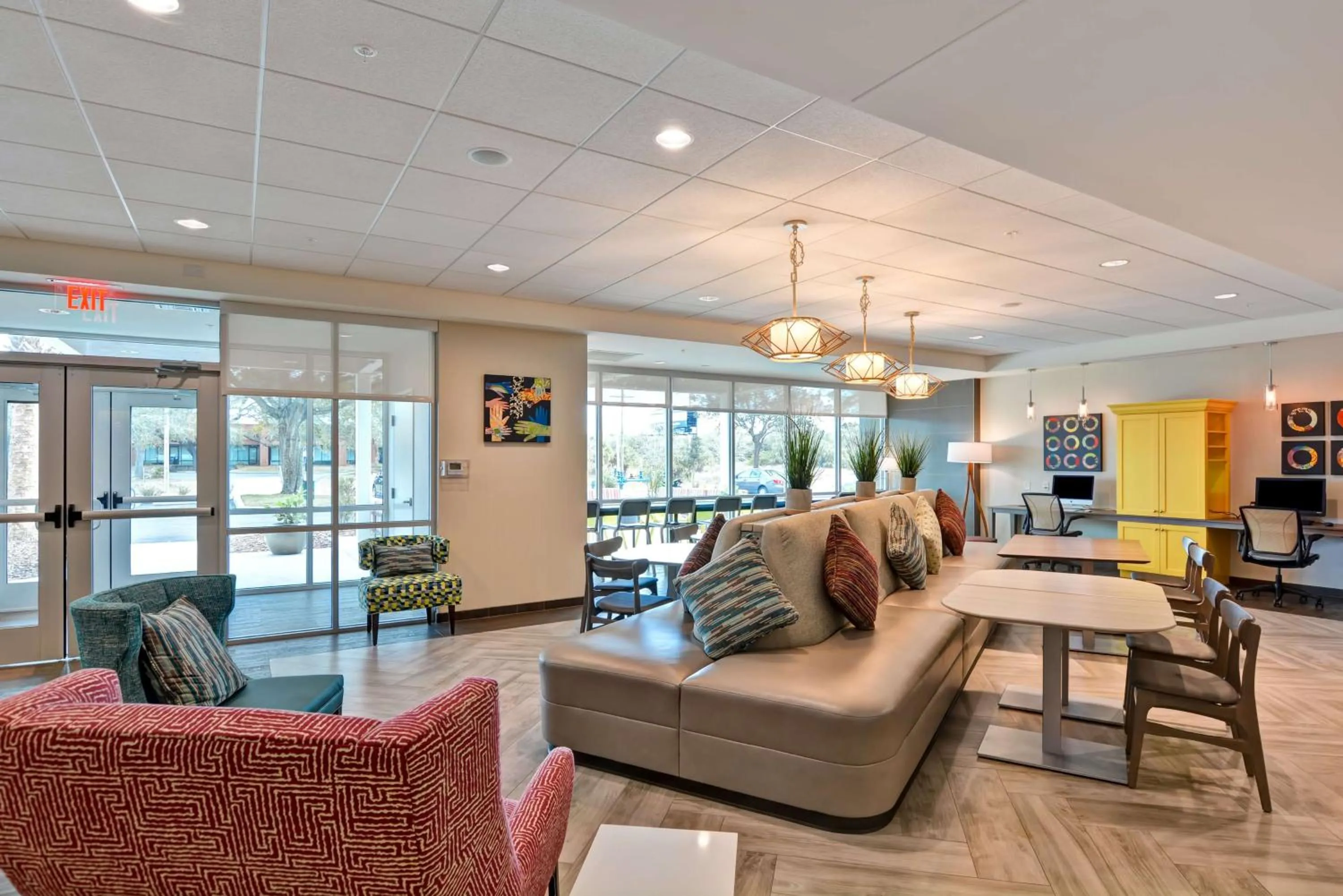 Lobby or reception in Home2 Suites By Hilton Tampa USF Near Busch Gardens