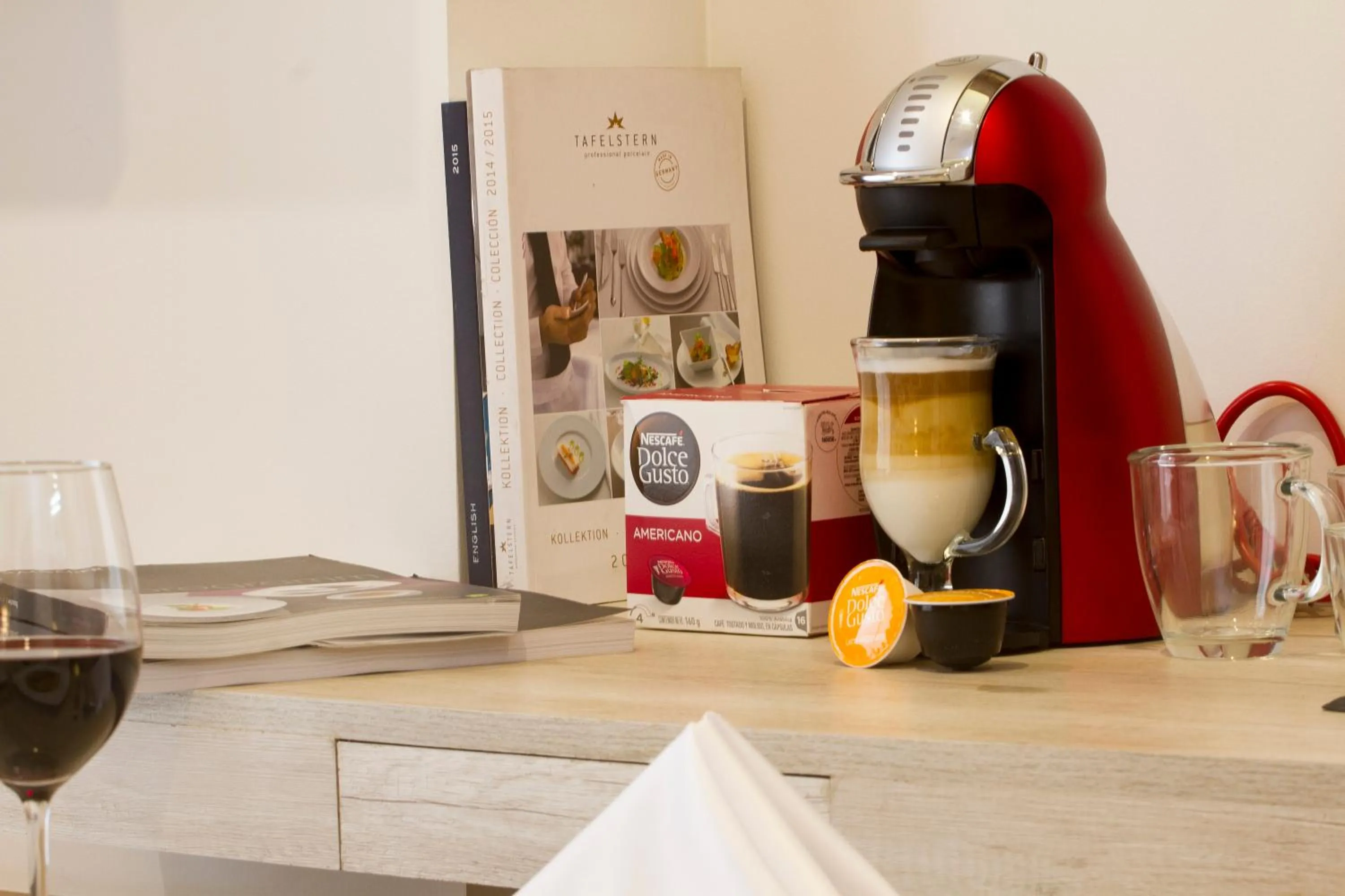 Food and drinks in De Película Hotel