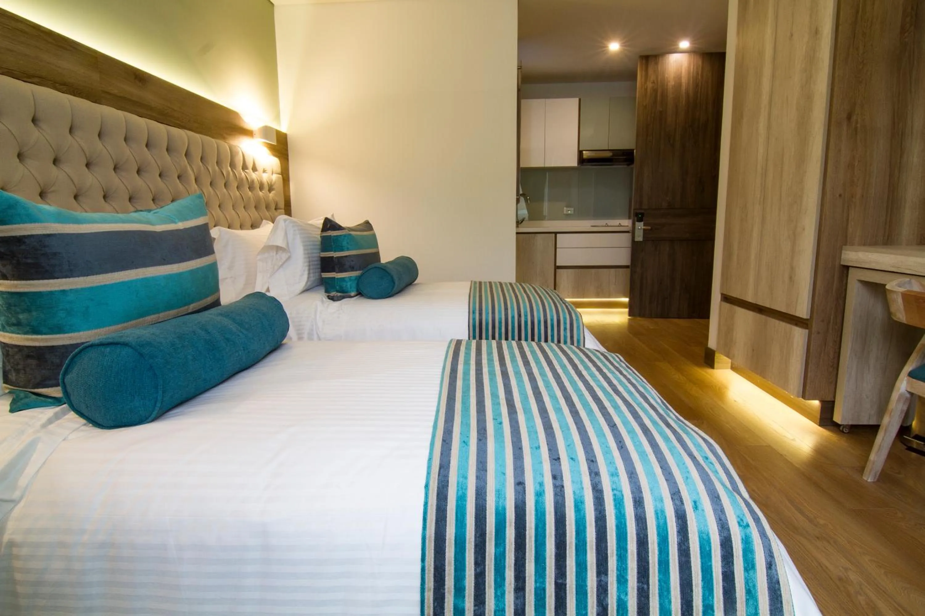 Decorative detail, Bed in De Película Hotel