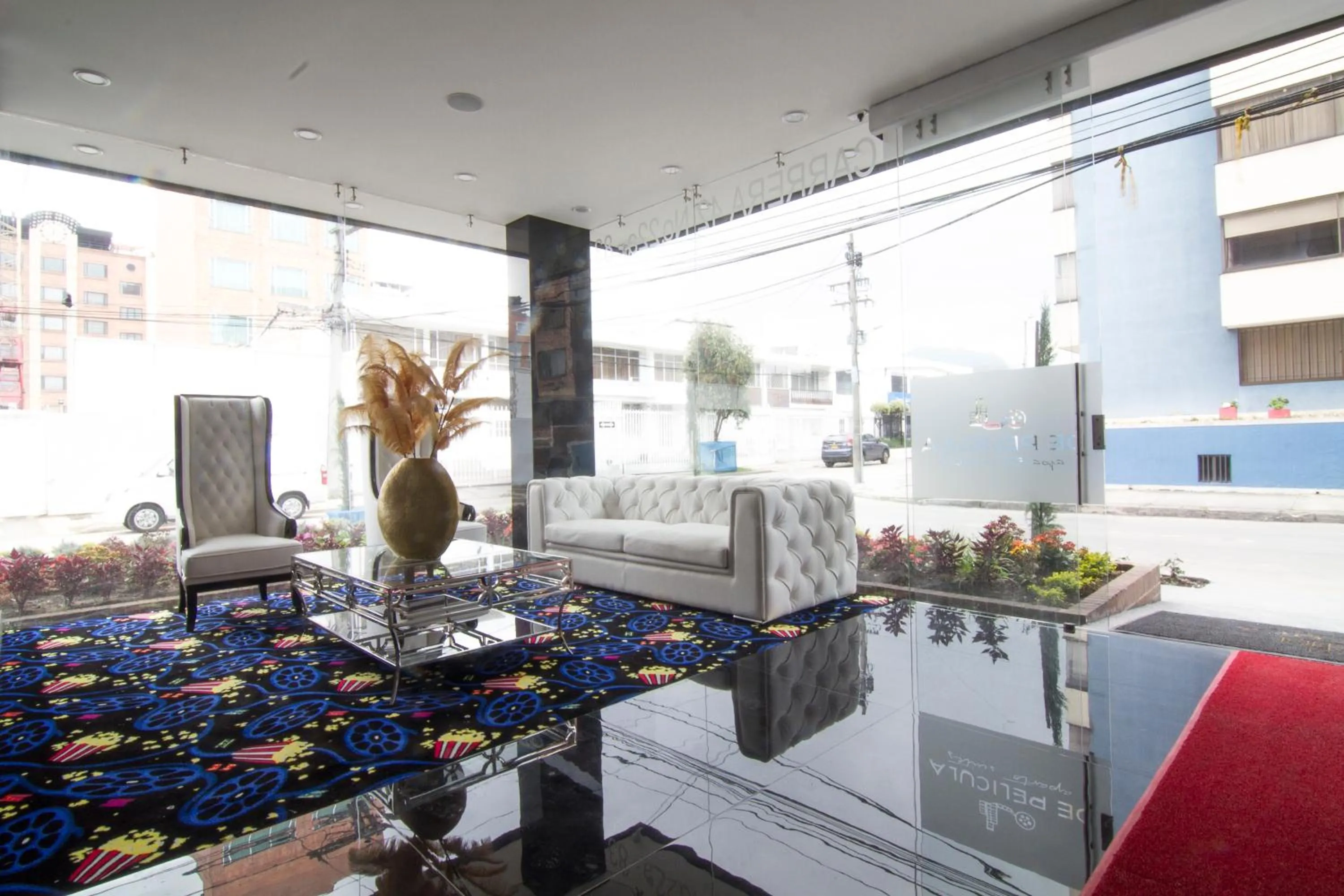 Lobby or reception in De Película Hotel