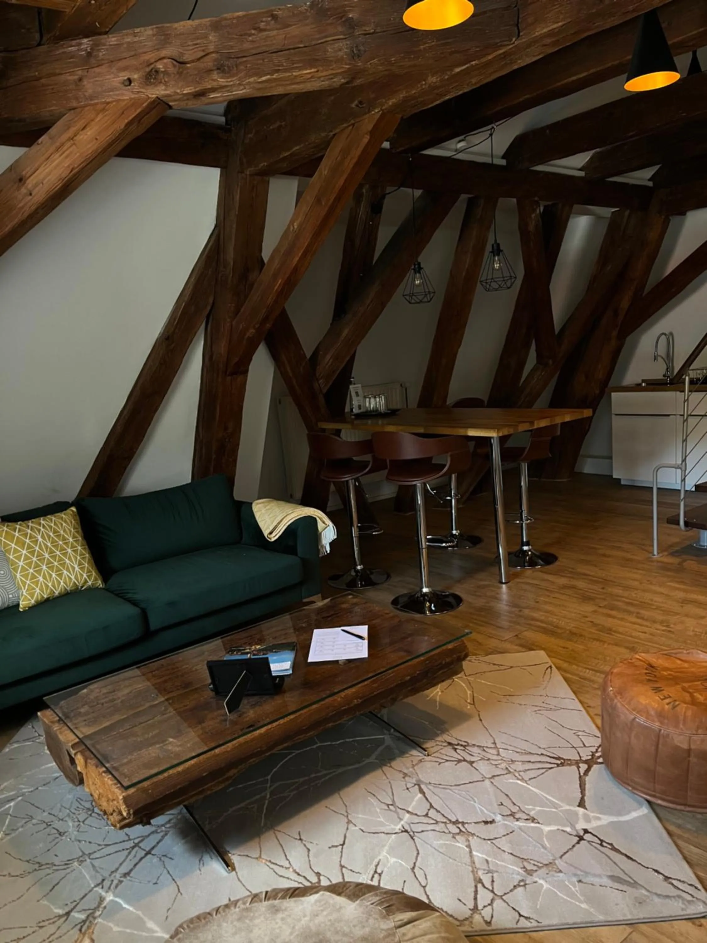 Living room in Green Spirit Hotel