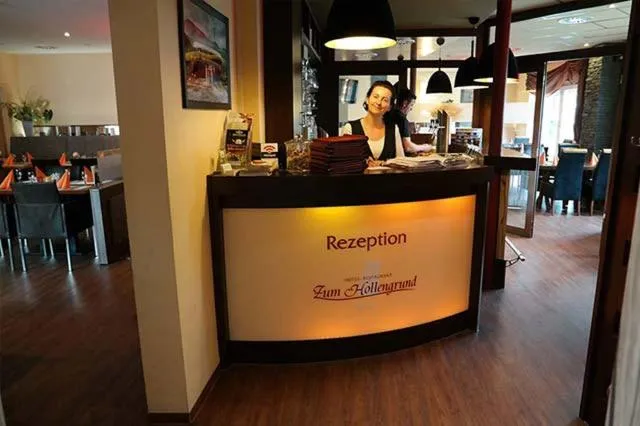 Lobby or reception in Hotel Restaurant Zum Hollengrund