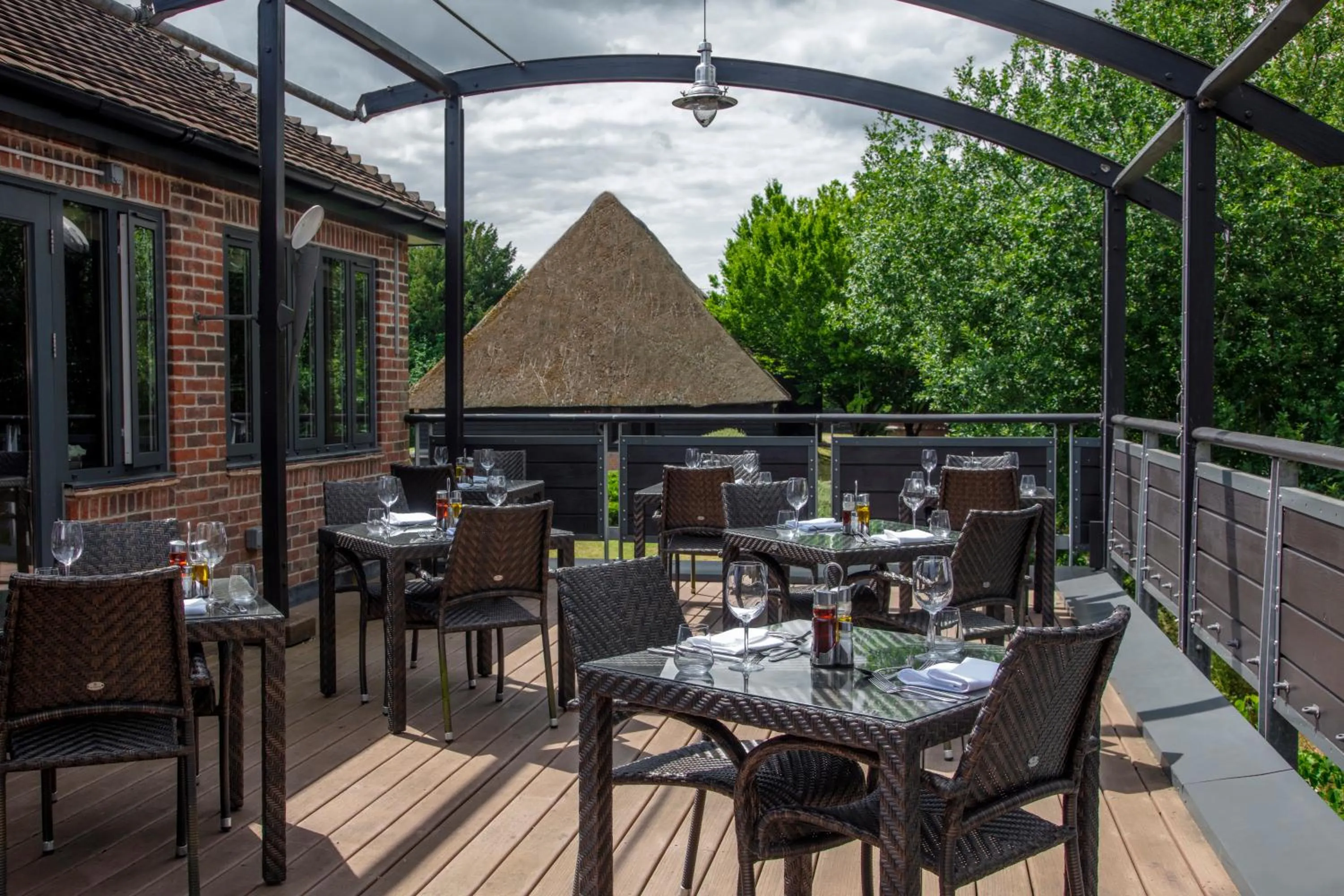 Balcony/Terrace in Norton Park Hotel, Spa & Manor House - Winchester