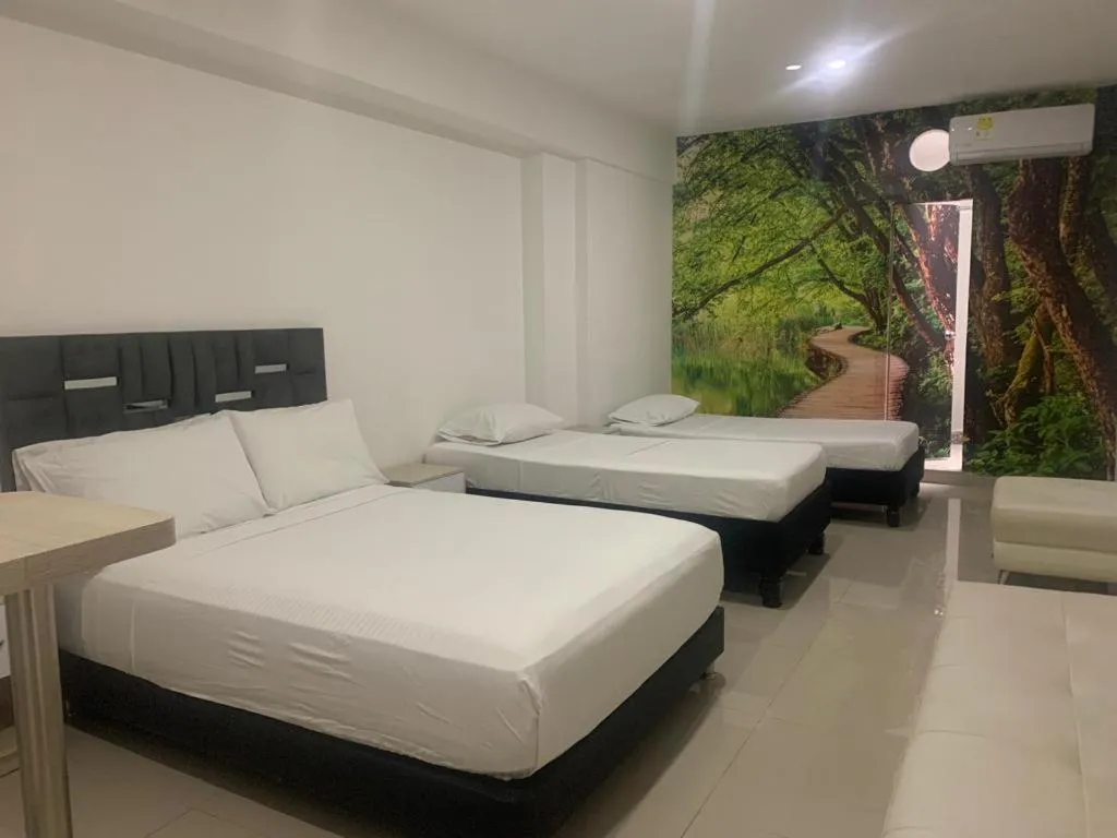 Bed in Hotel Granada Loft