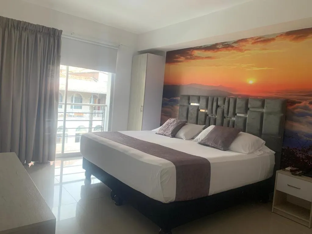 Bed in Hotel Granada Loft