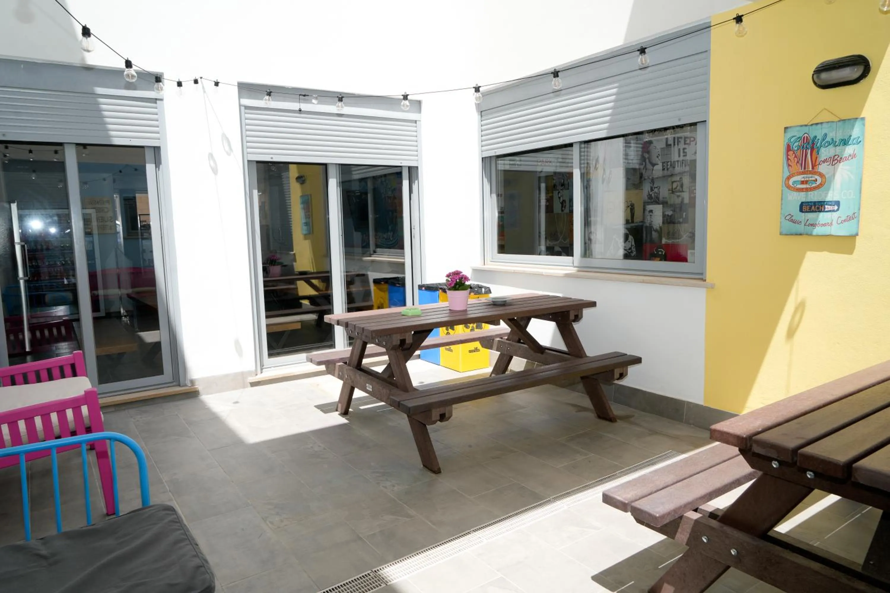 Balcony/Terrace in New Art Hostel - Albergue Juvenil