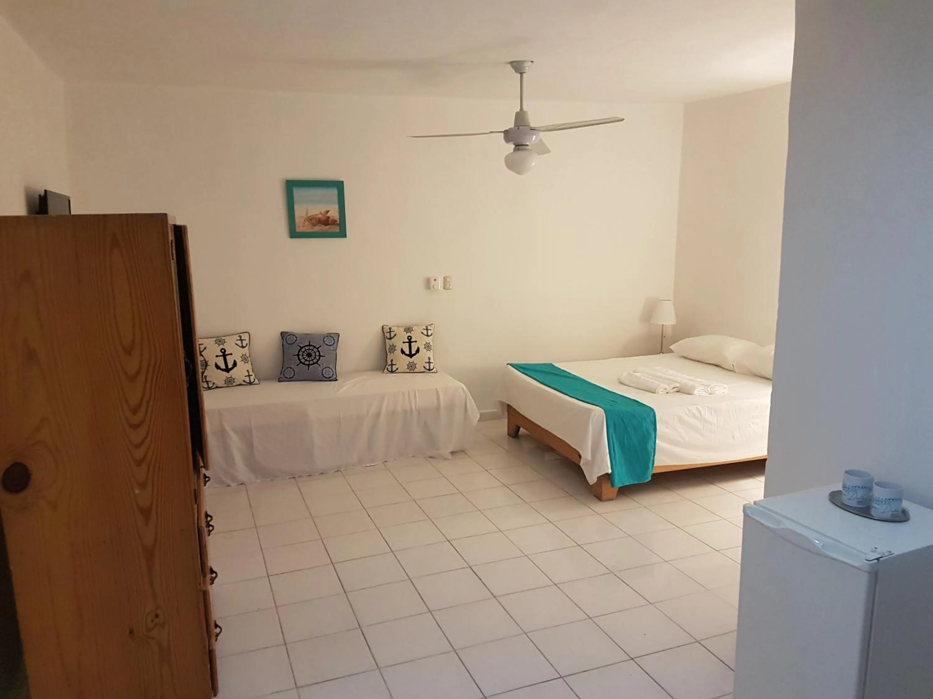 Bed in Hotel Agua Dulce