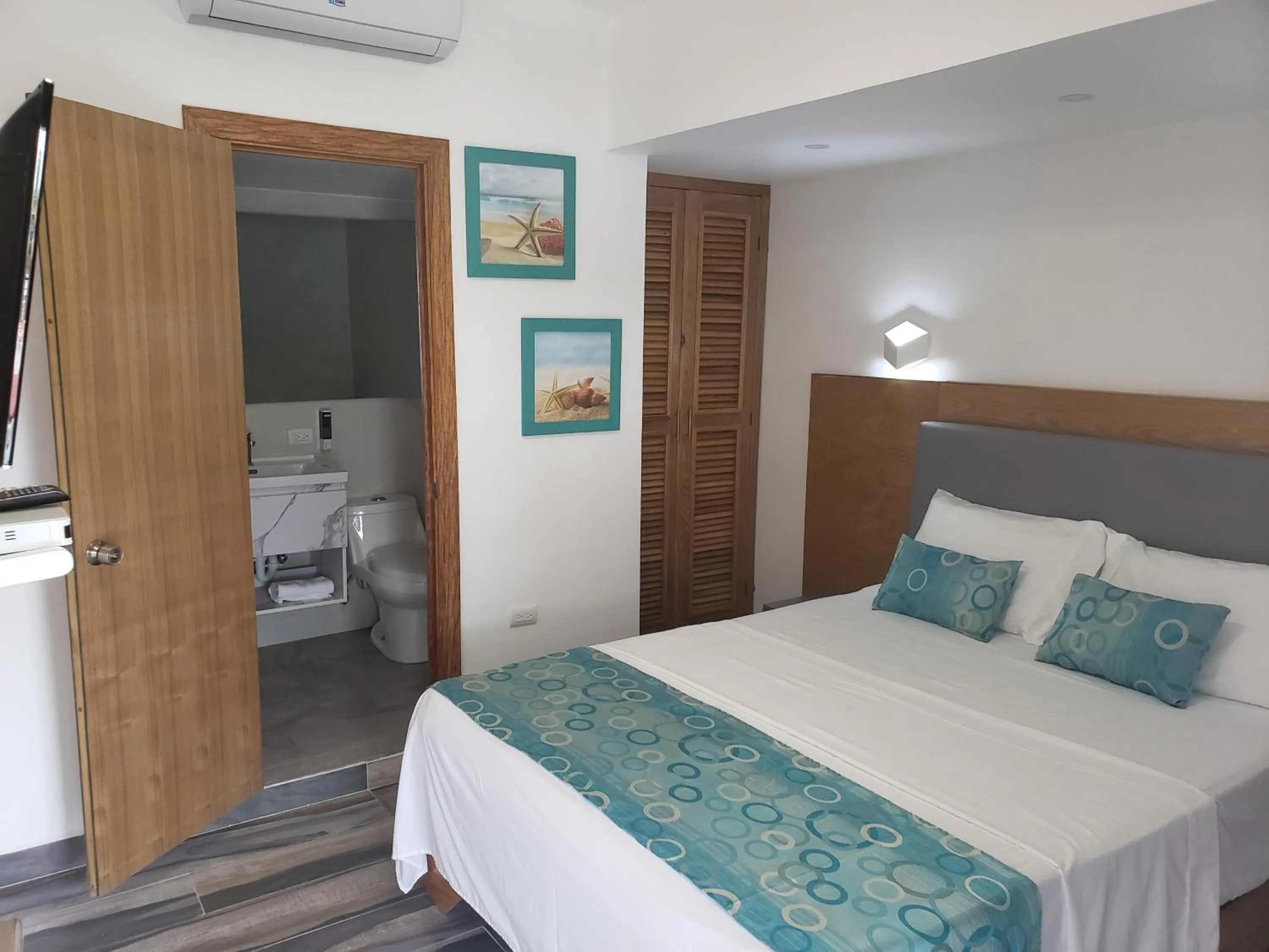 Bed in Hotel Agua Dulce