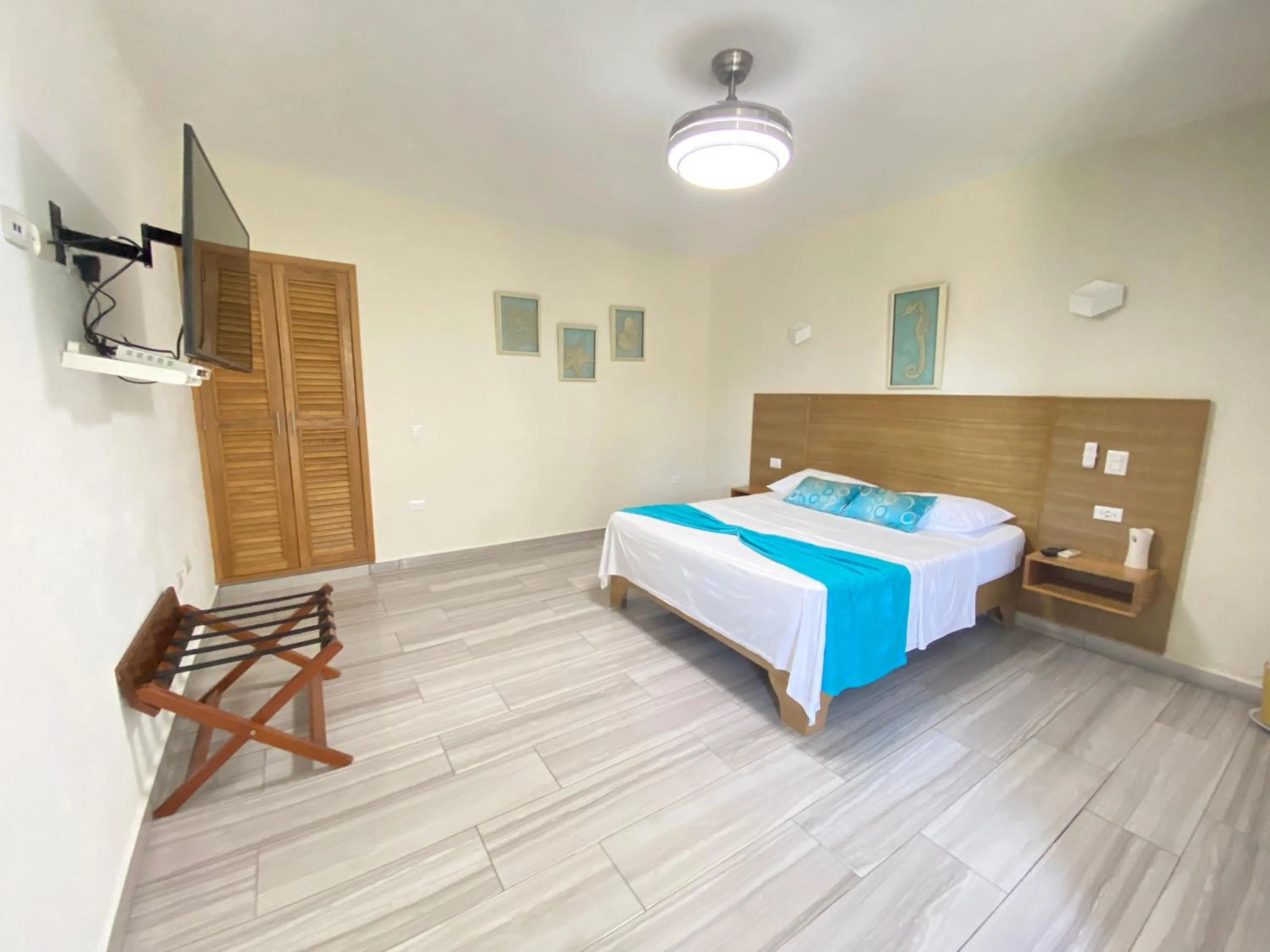 Bed in Hotel Agua Dulce