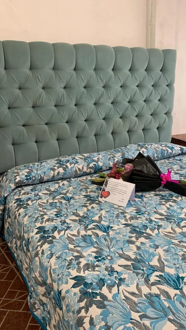 Bed in Hotel Posada San Agustin