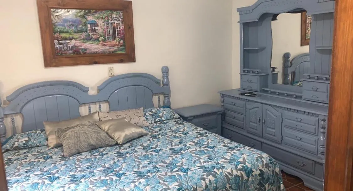 Bed in Hotel Posada San Agustin