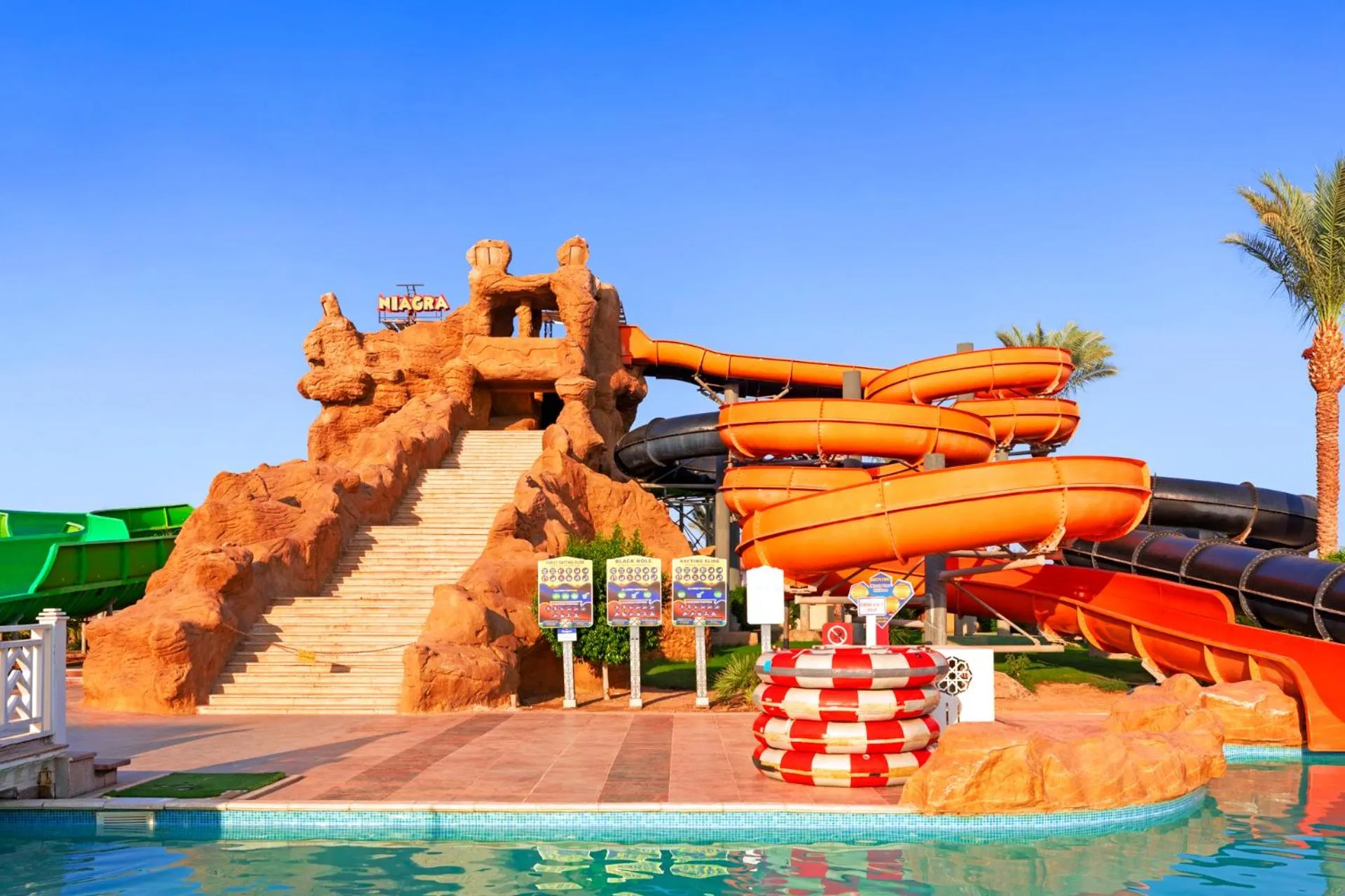 Aqua park in Pickalbatros Aqua Park Sharm El Sheikh