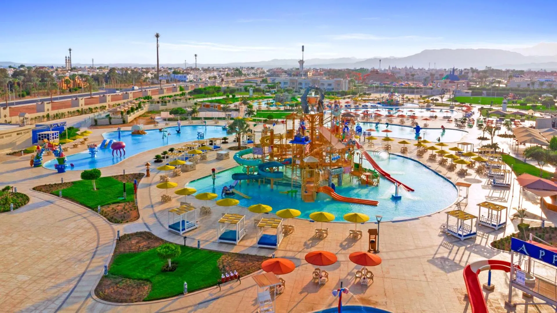 Aqua park in Pickalbatros Aqua Park Sharm El Sheikh