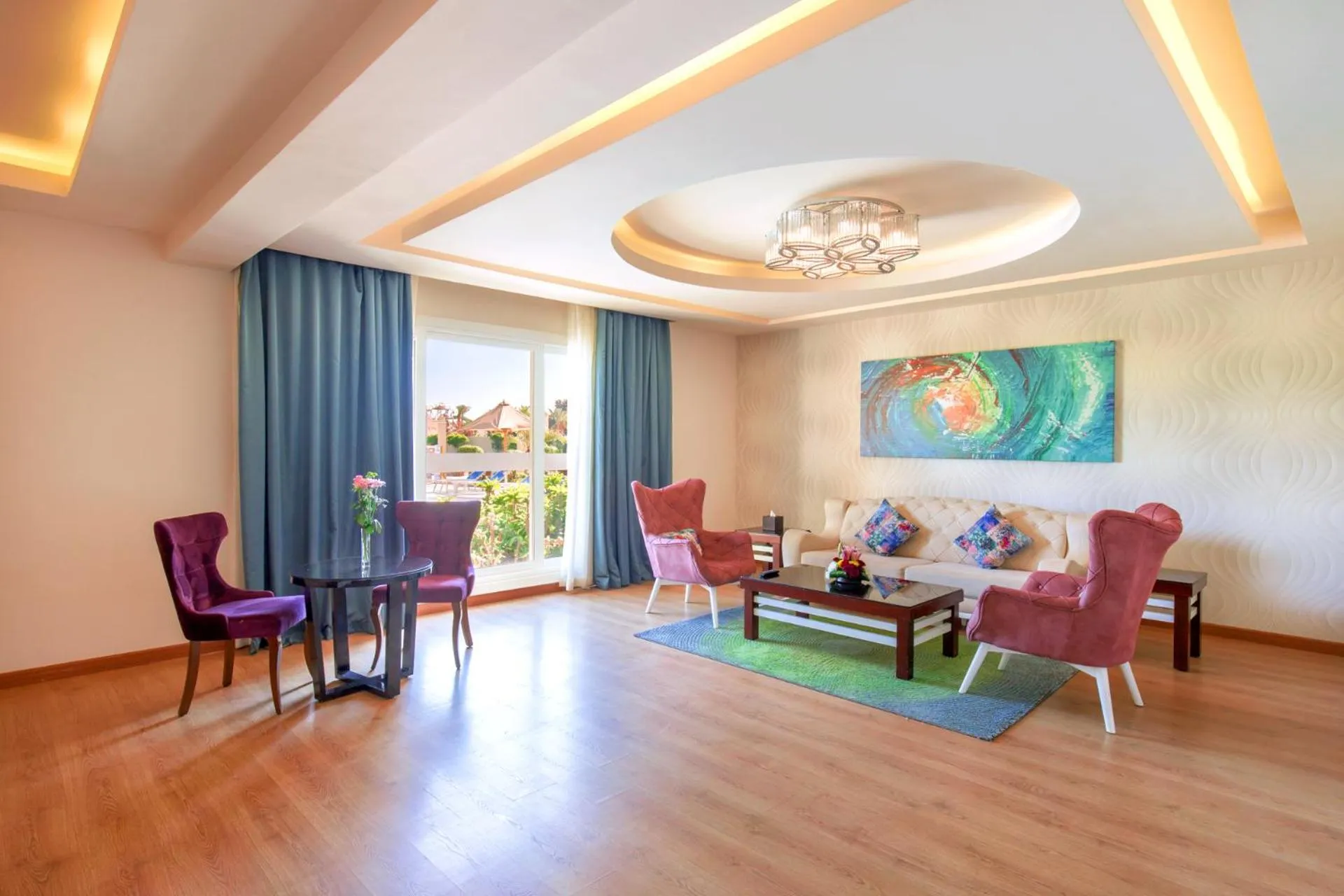 Living room in Pickalbatros Aqua Park Sharm El Sheikh