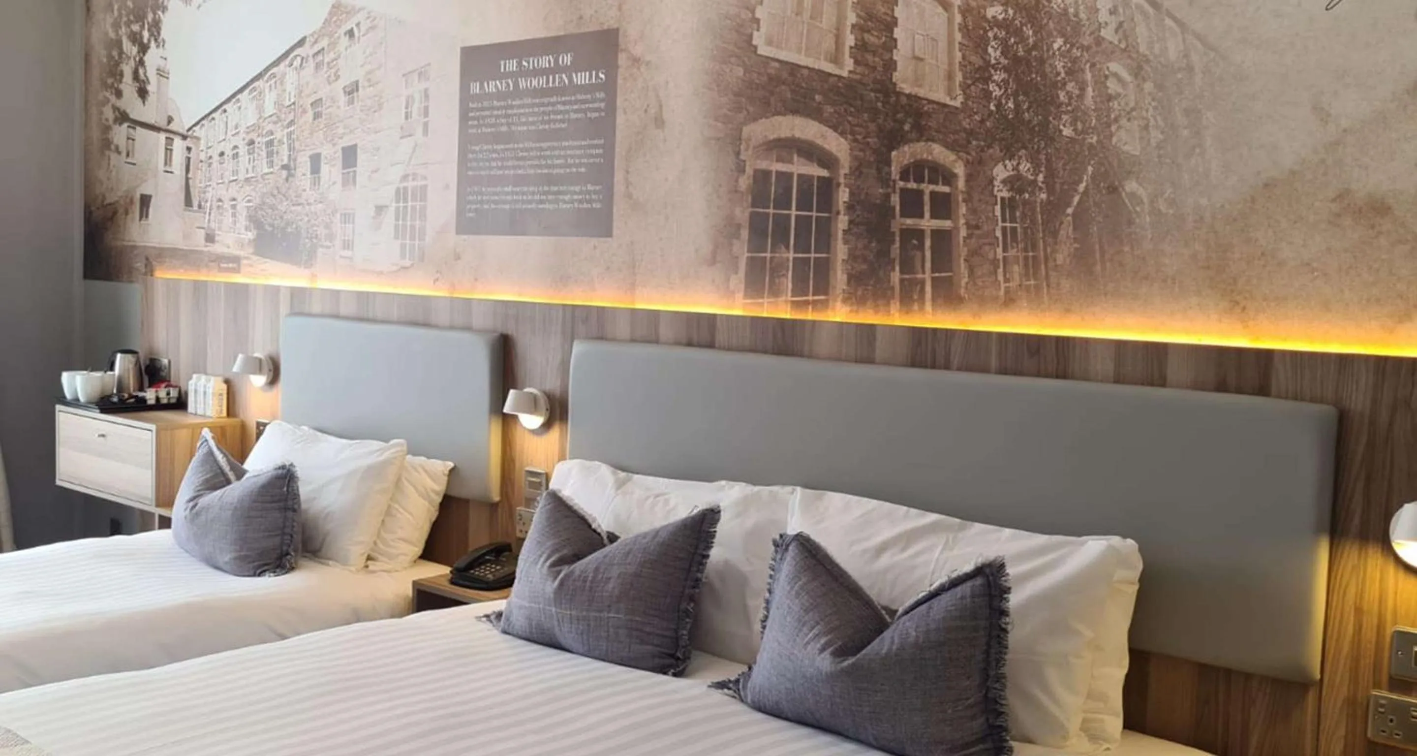 Bedroom, Bed in Blarney Woollen Mills Hotel - BW Signature Collection