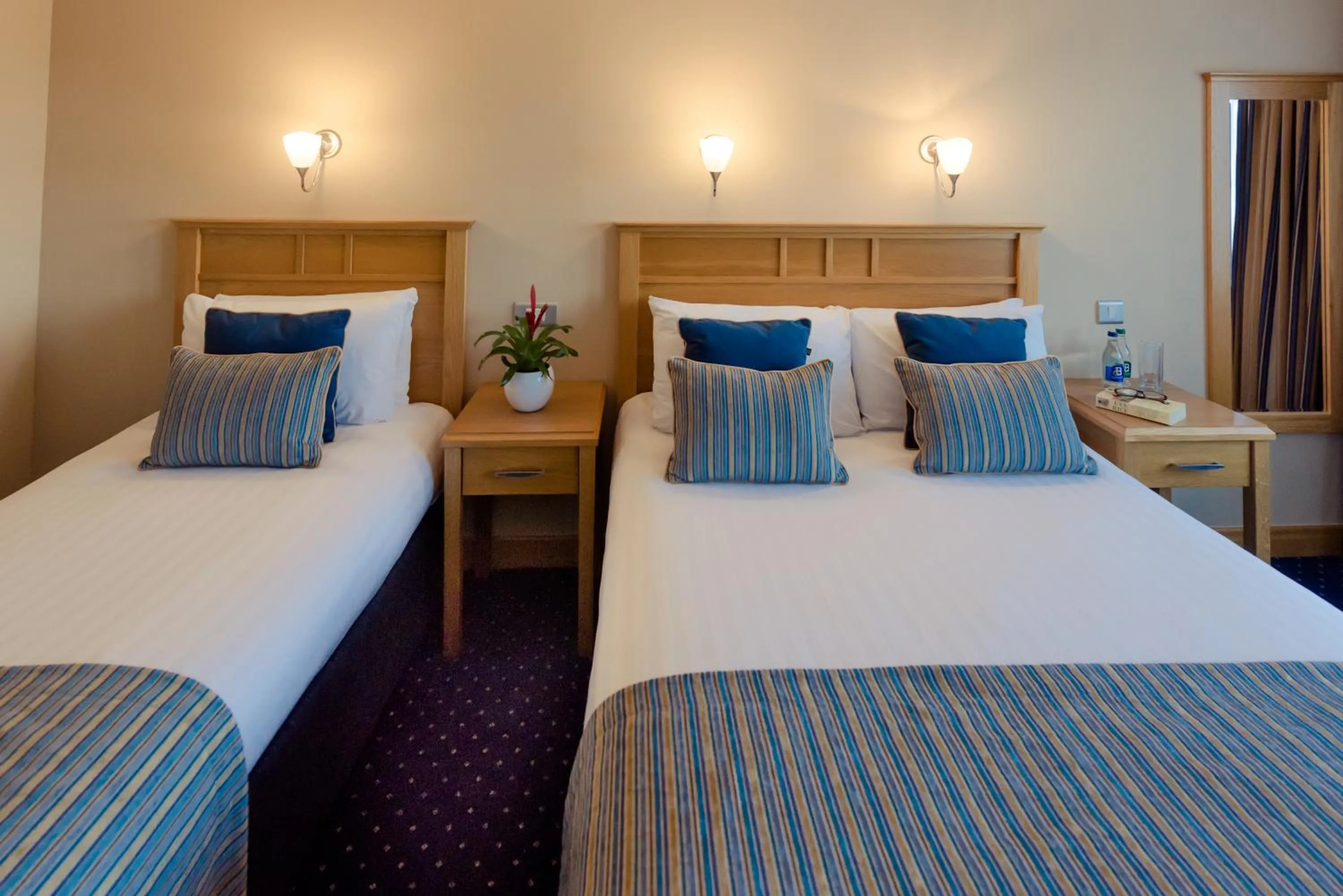 Bed in Rochestown Lodge Hotel