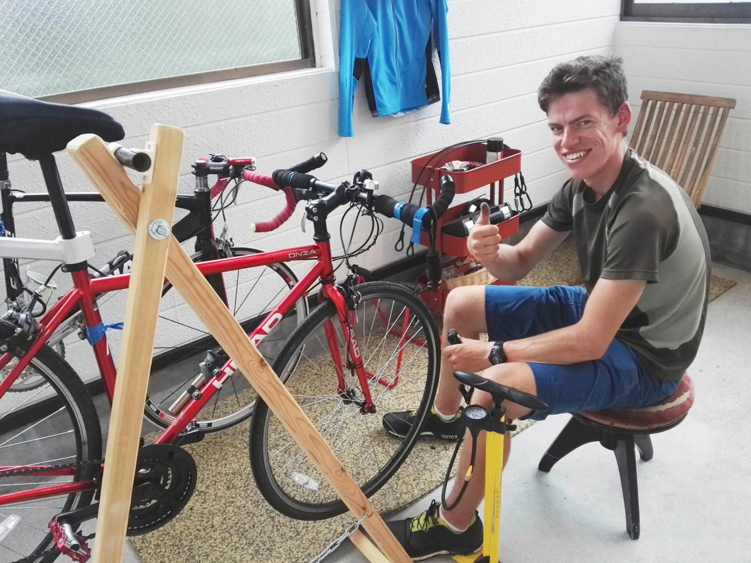 Cycling in Guesthouse 66