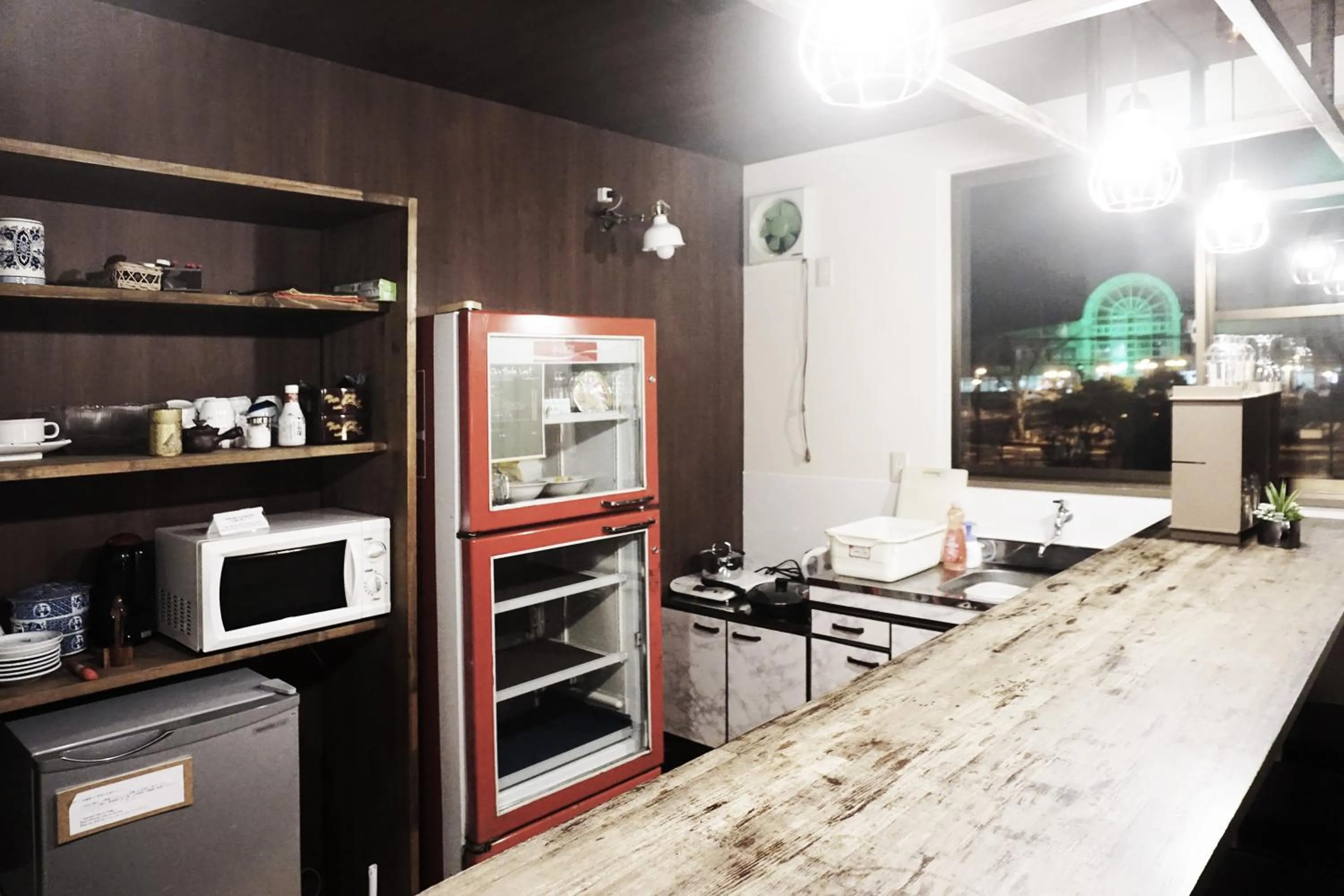 Communal kitchen in Guesthouse 66