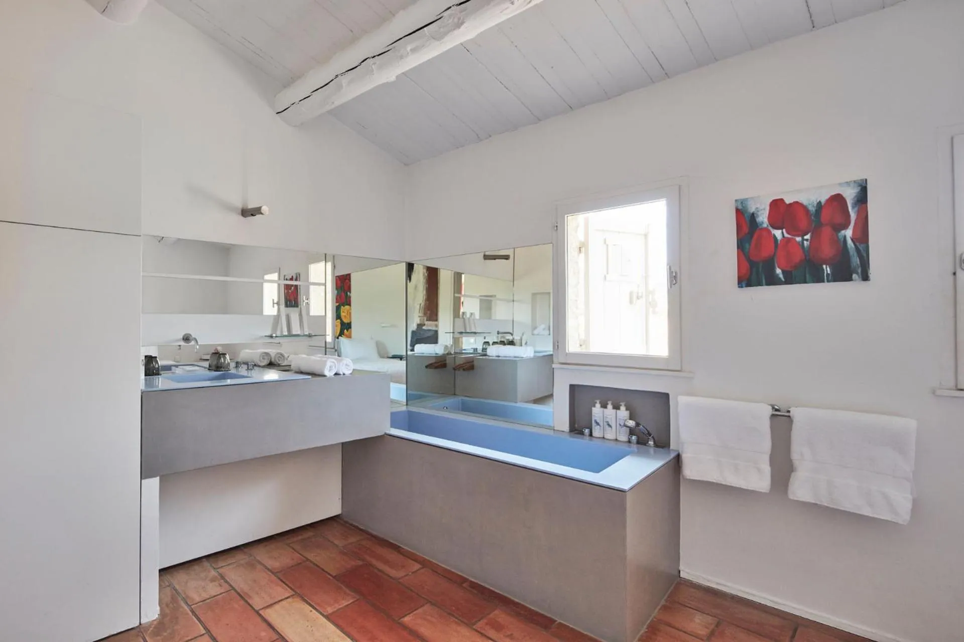 Bathroom in Domaine des Andéols