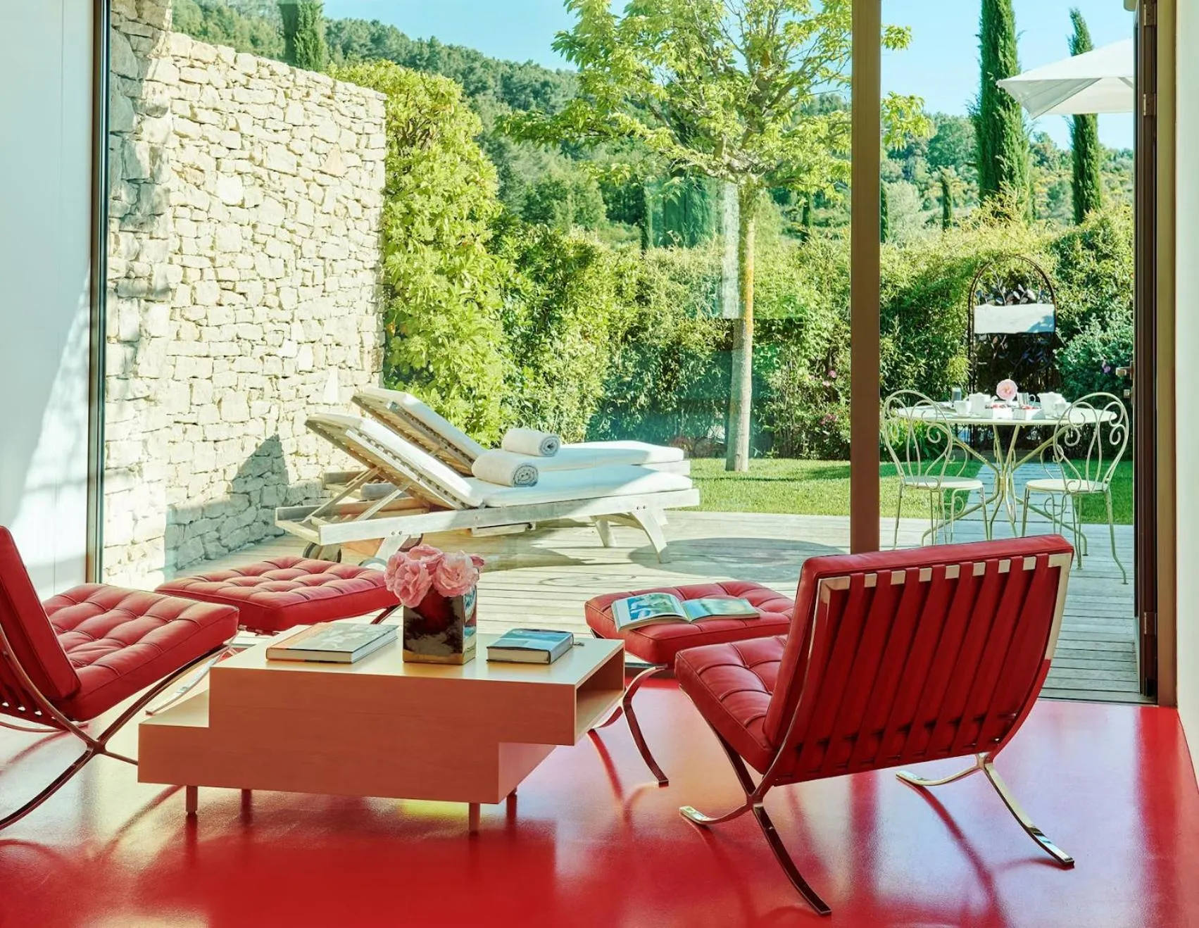 Natural landscape in Domaine des Andéols