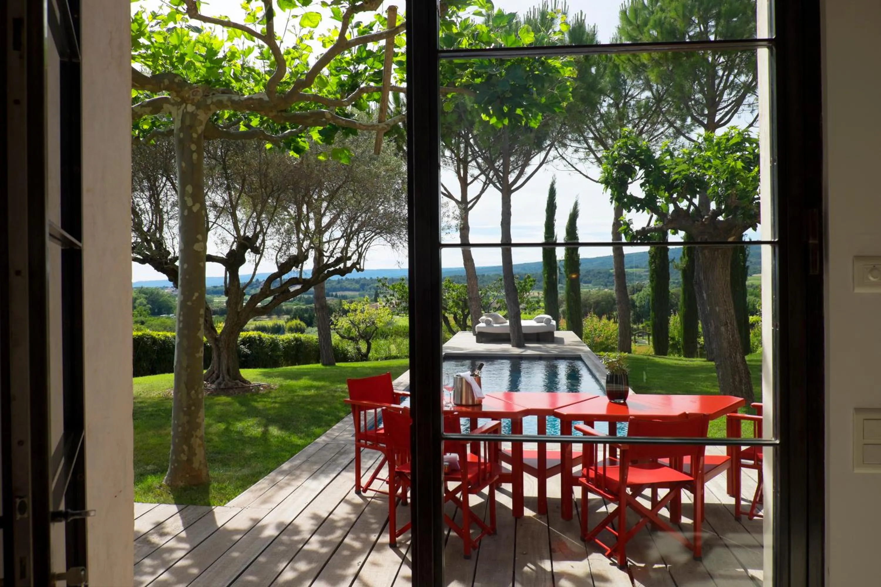 Natural landscape in Domaine des Andéols