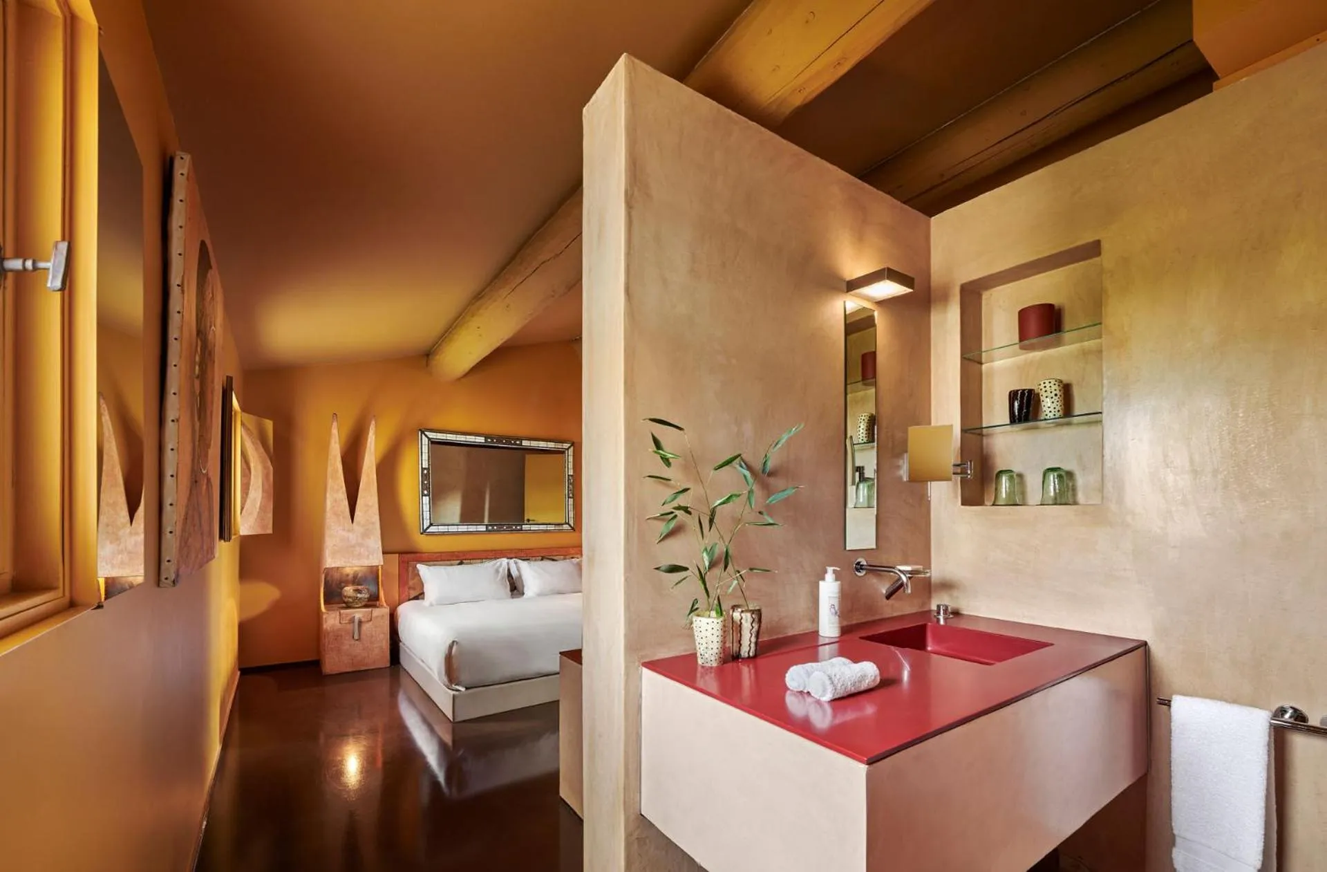 Bathroom in Domaine des Andéols