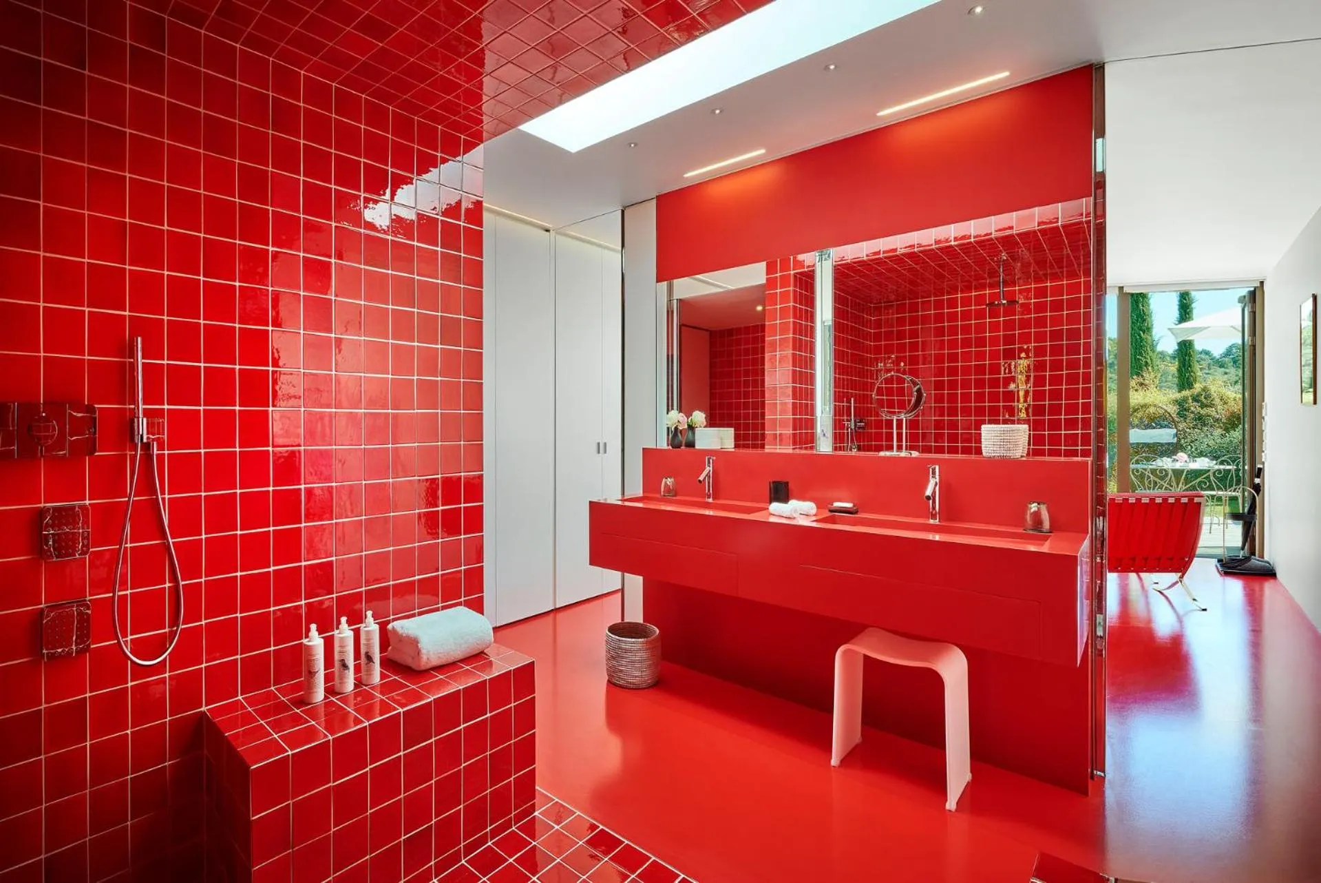 Shower in Domaine des Andéols