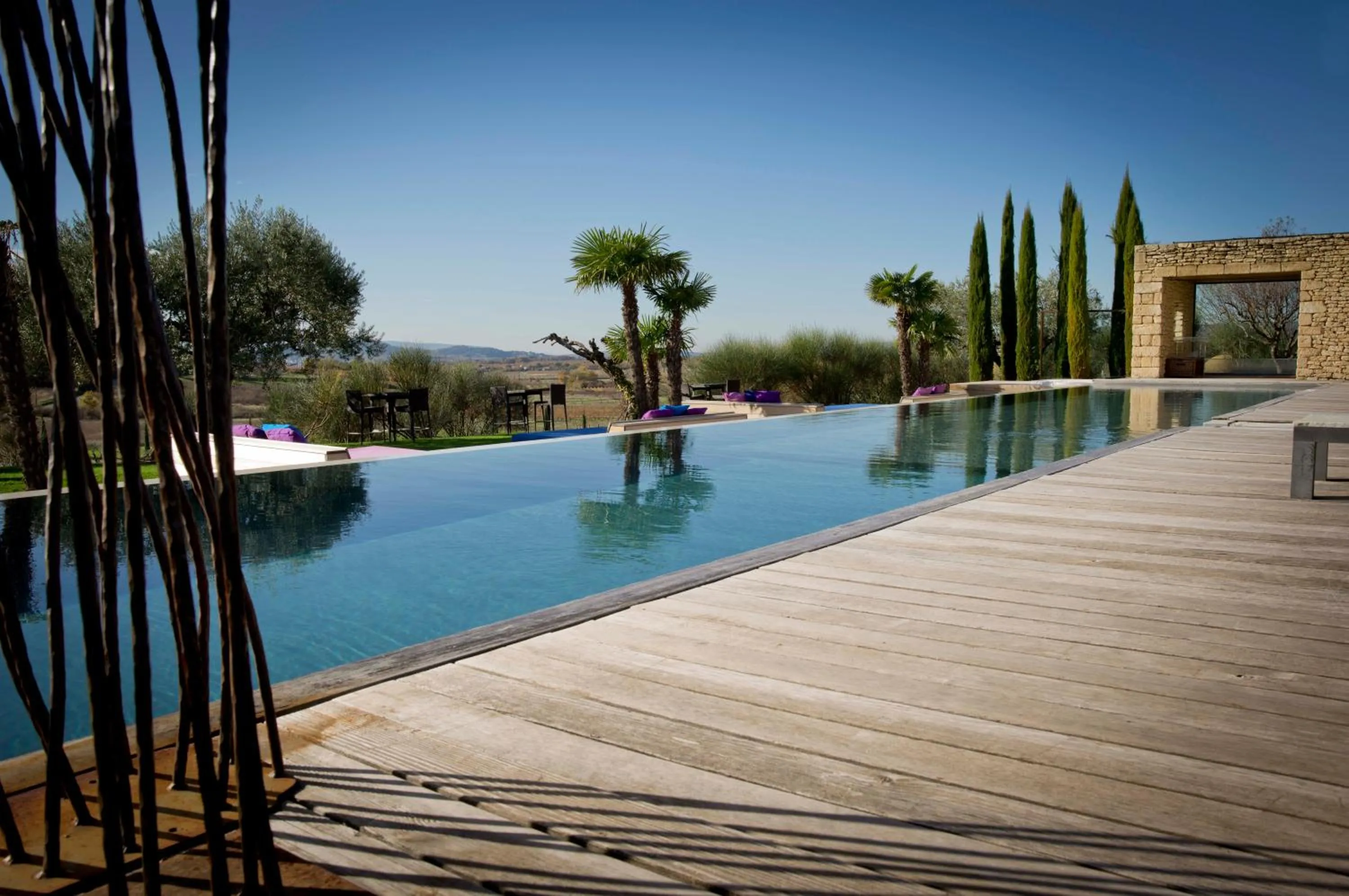 Swimming pool in Domaine des Andéols