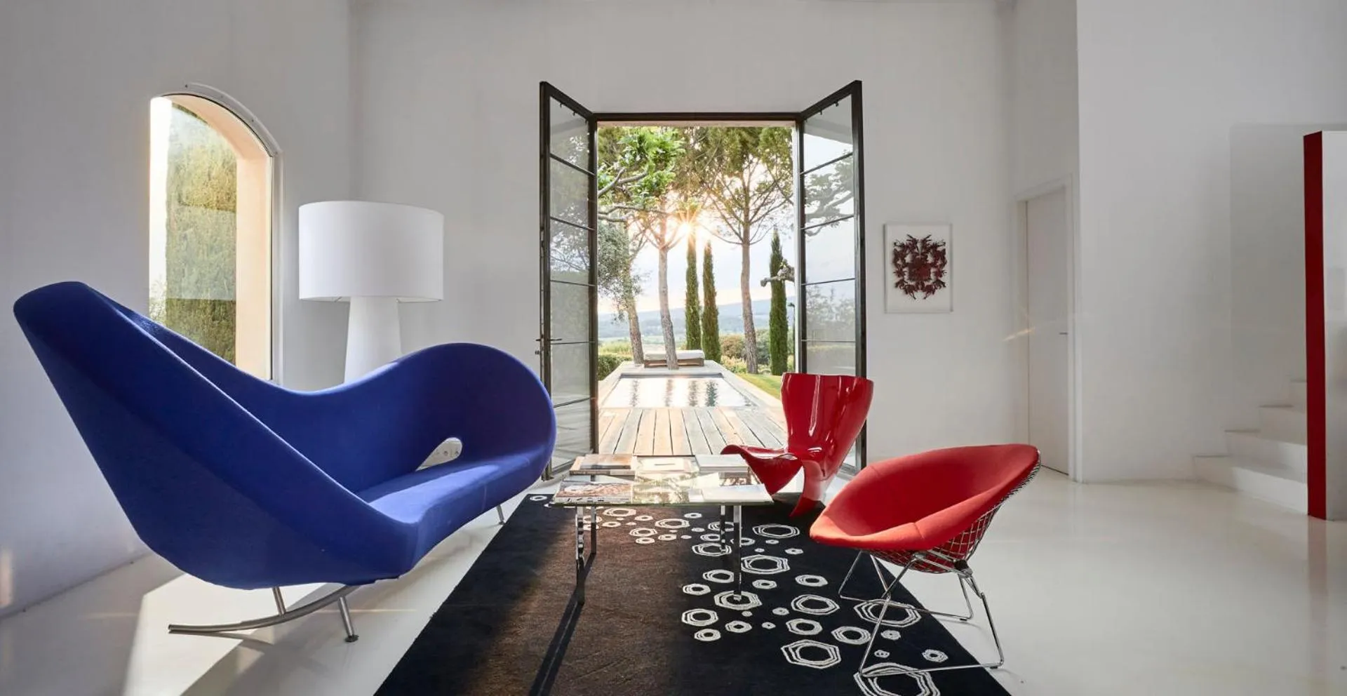 Living room in Domaine des Andéols