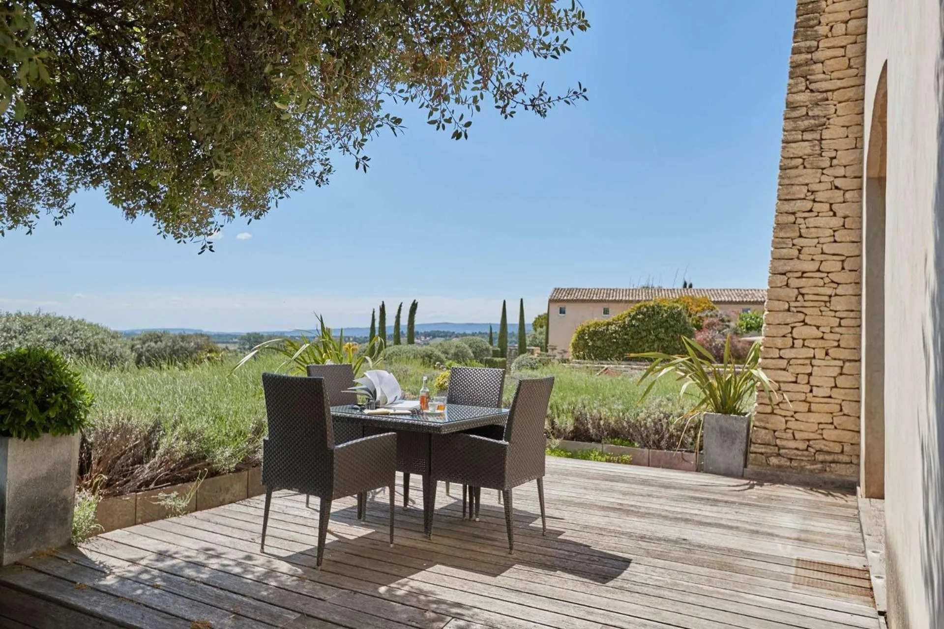 Balcony/Terrace in Domaine des Andéols
