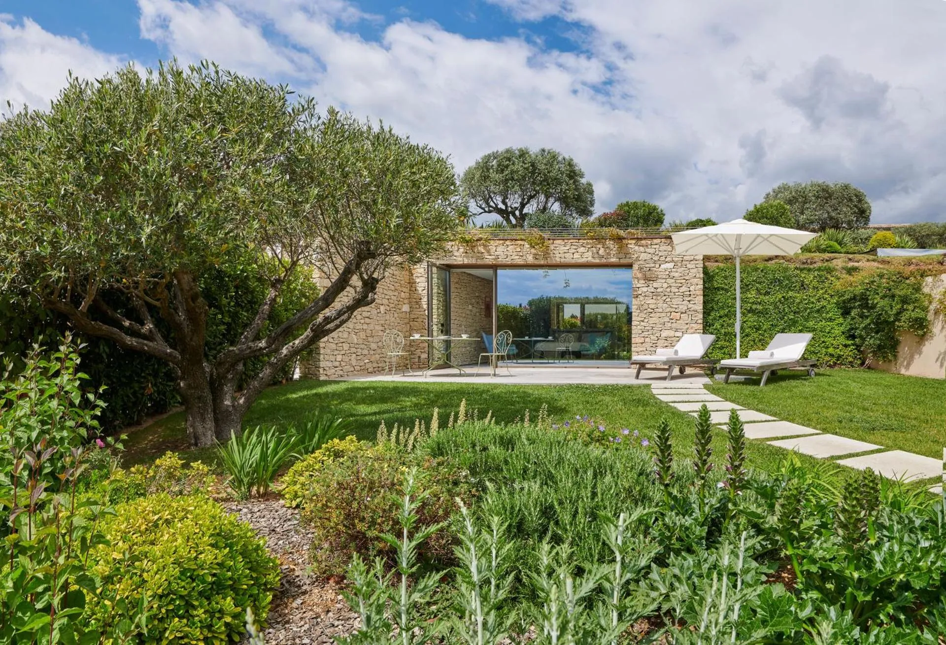 Natural landscape in Domaine des Andéols