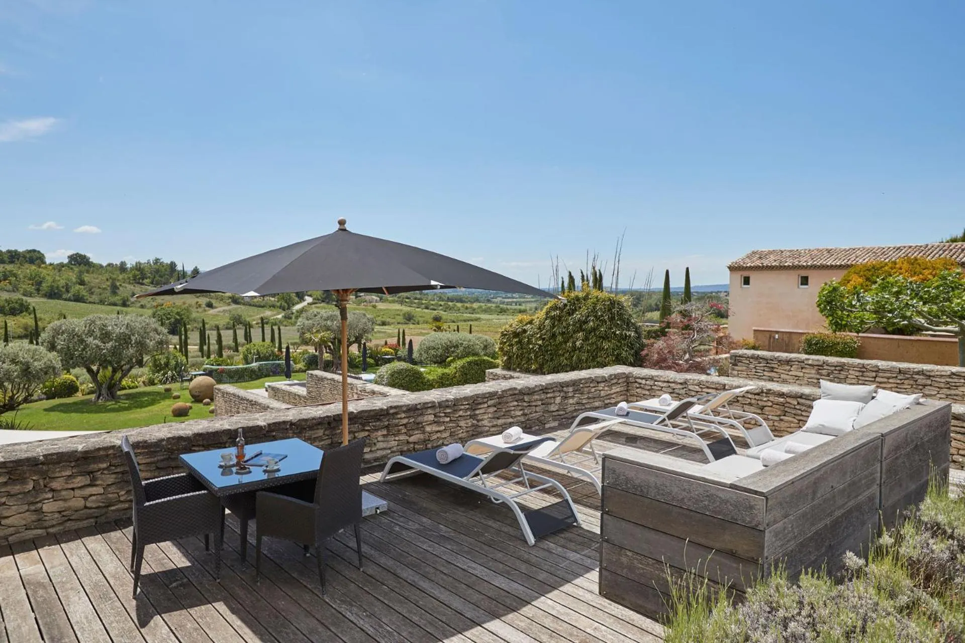Patio in Domaine des Andéols
