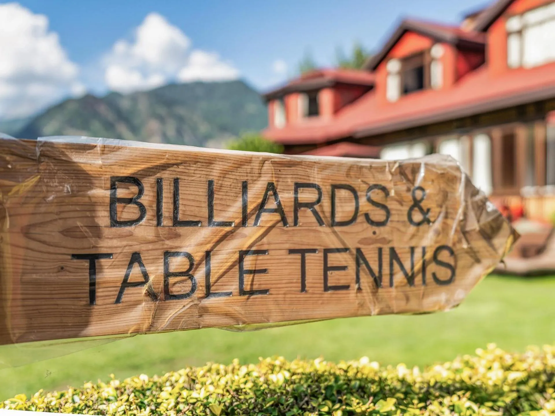 Table tennis in Pahalgam Hotel