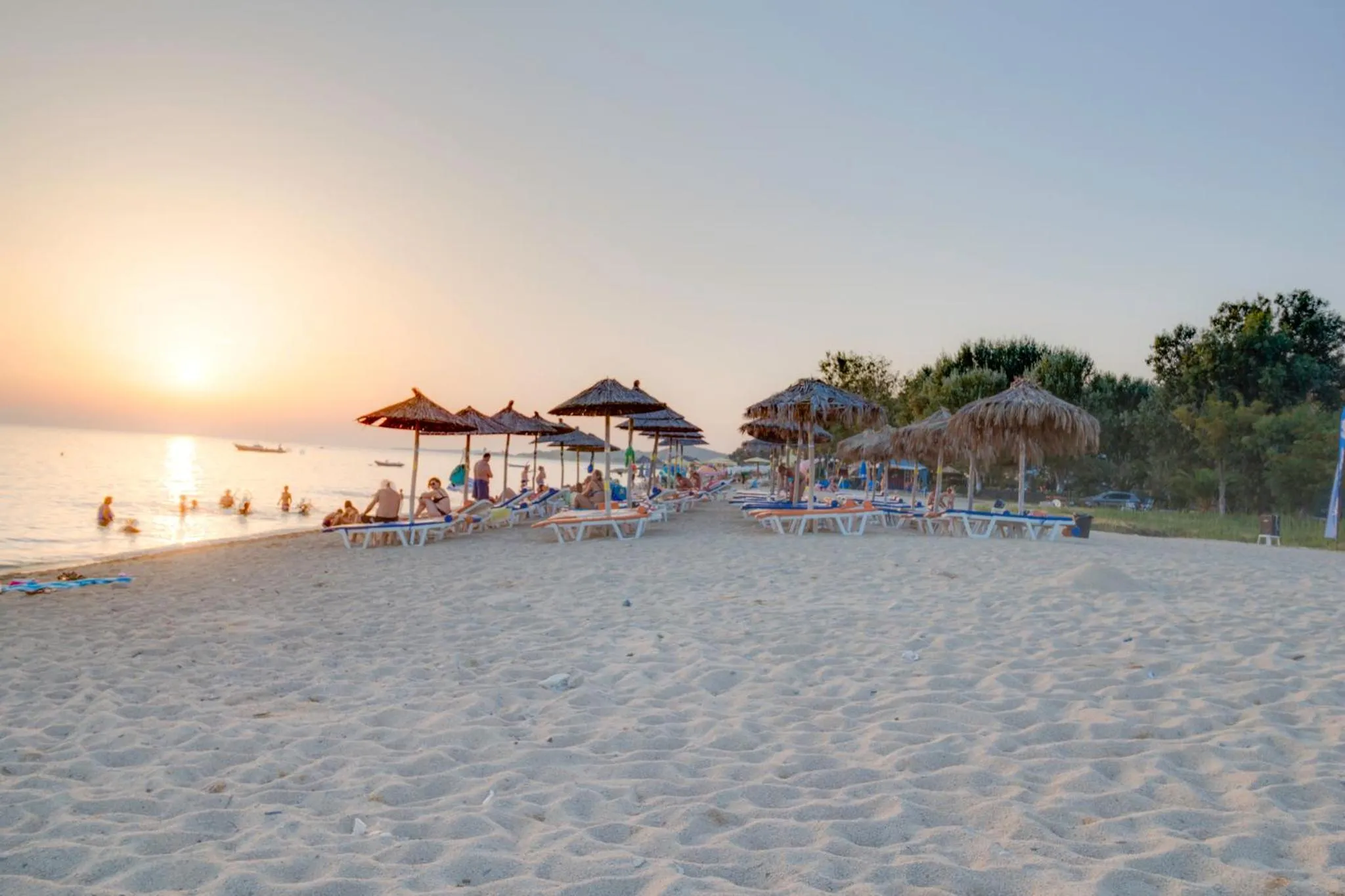 Beach in Toroni Blue