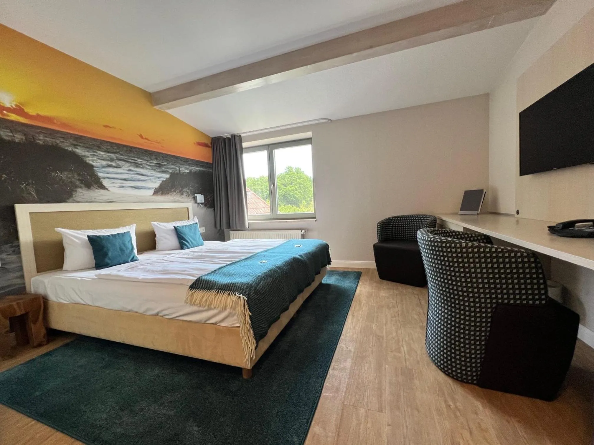 Photo of the whole room, Bed in Hotel Haus am Meer