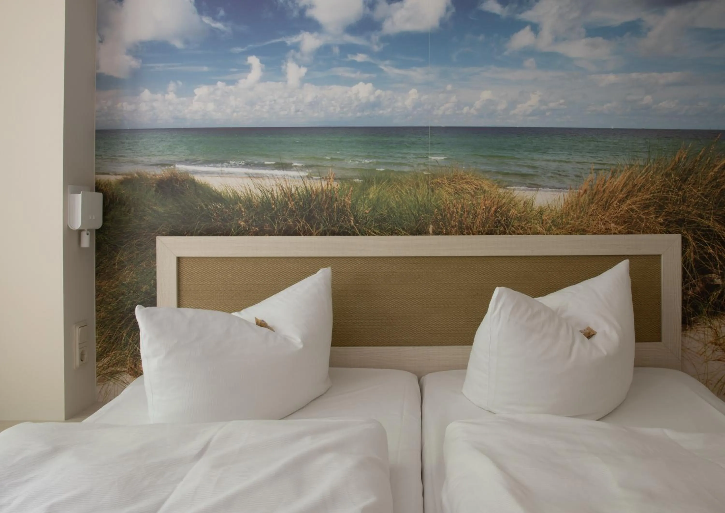 Photo of the whole room, Bed in Hotel Haus am Meer