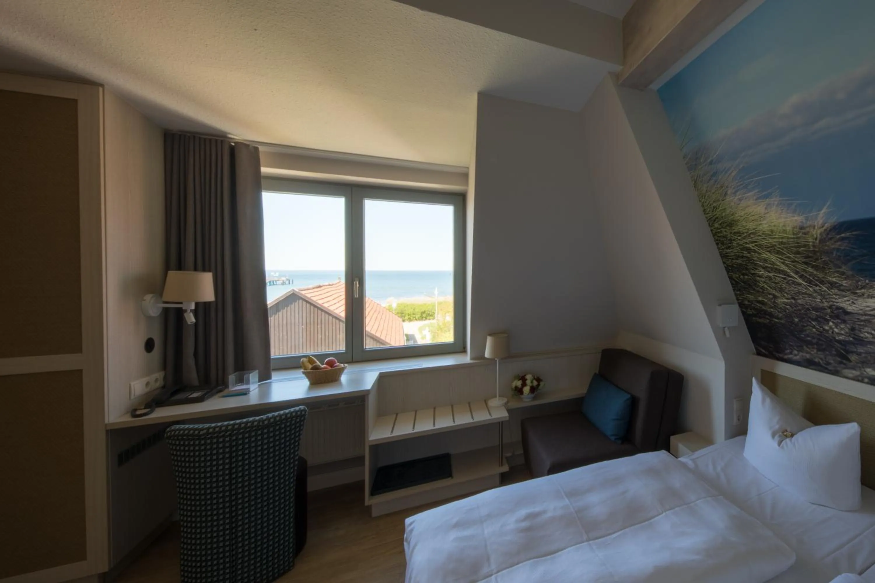 Photo of the whole room, Bed in Hotel Haus am Meer