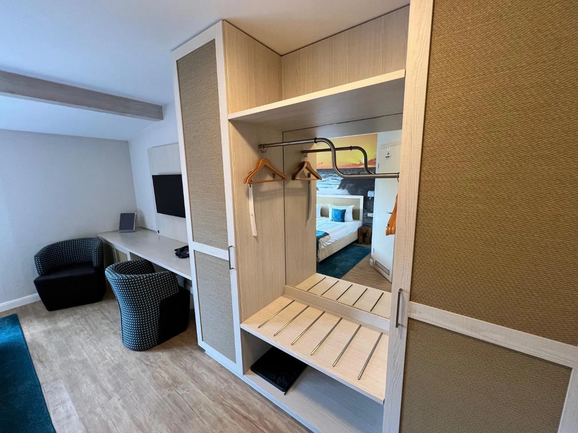 Photo of the whole room in Hotel Haus am Meer